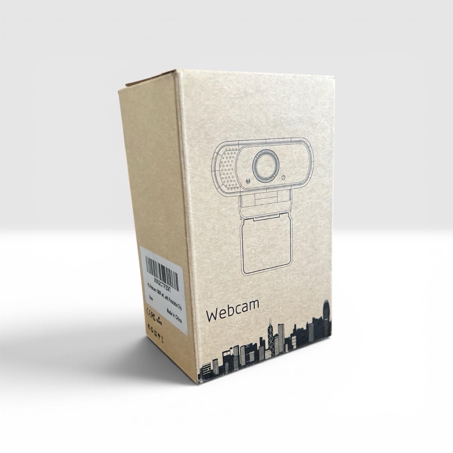 HD Webcam - 1080p With Microphone - Rotatable Clip - USB Desktop - PC