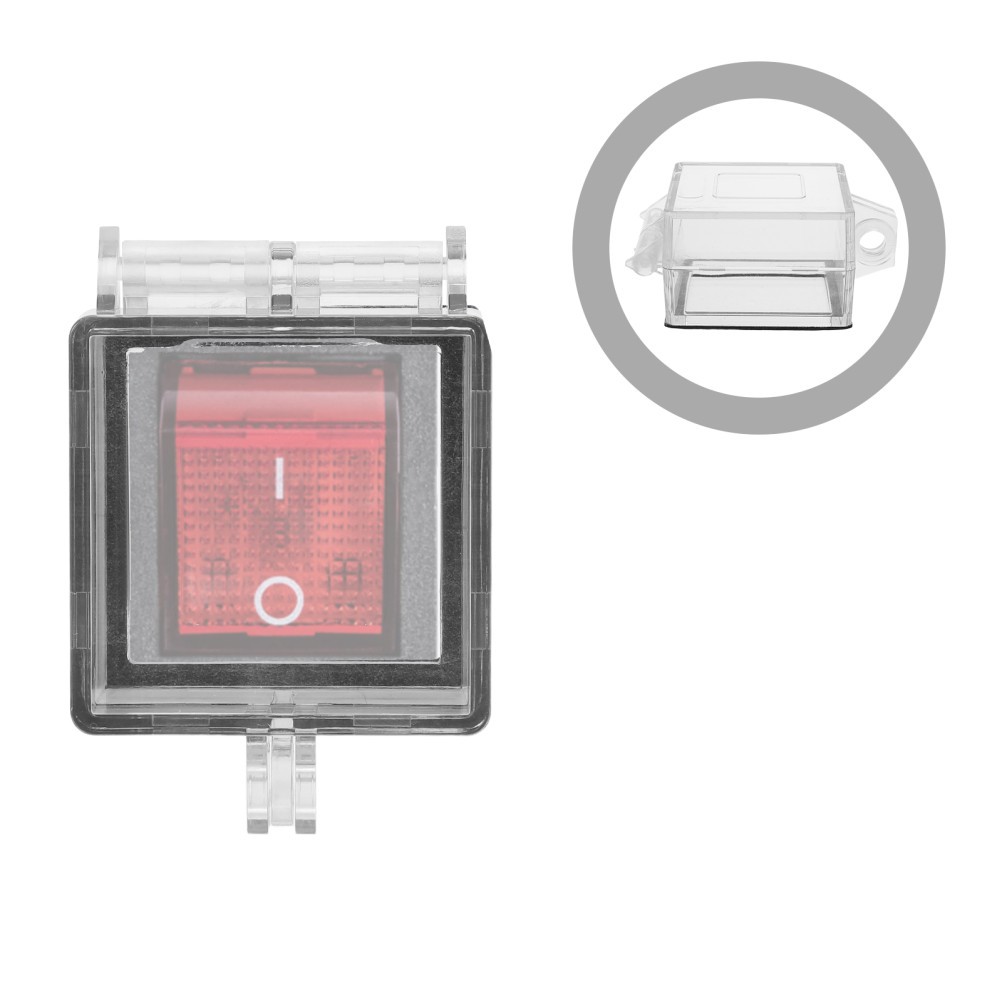 Switch Button Protectors Child-proof Guard Plastic Cover for Emergency