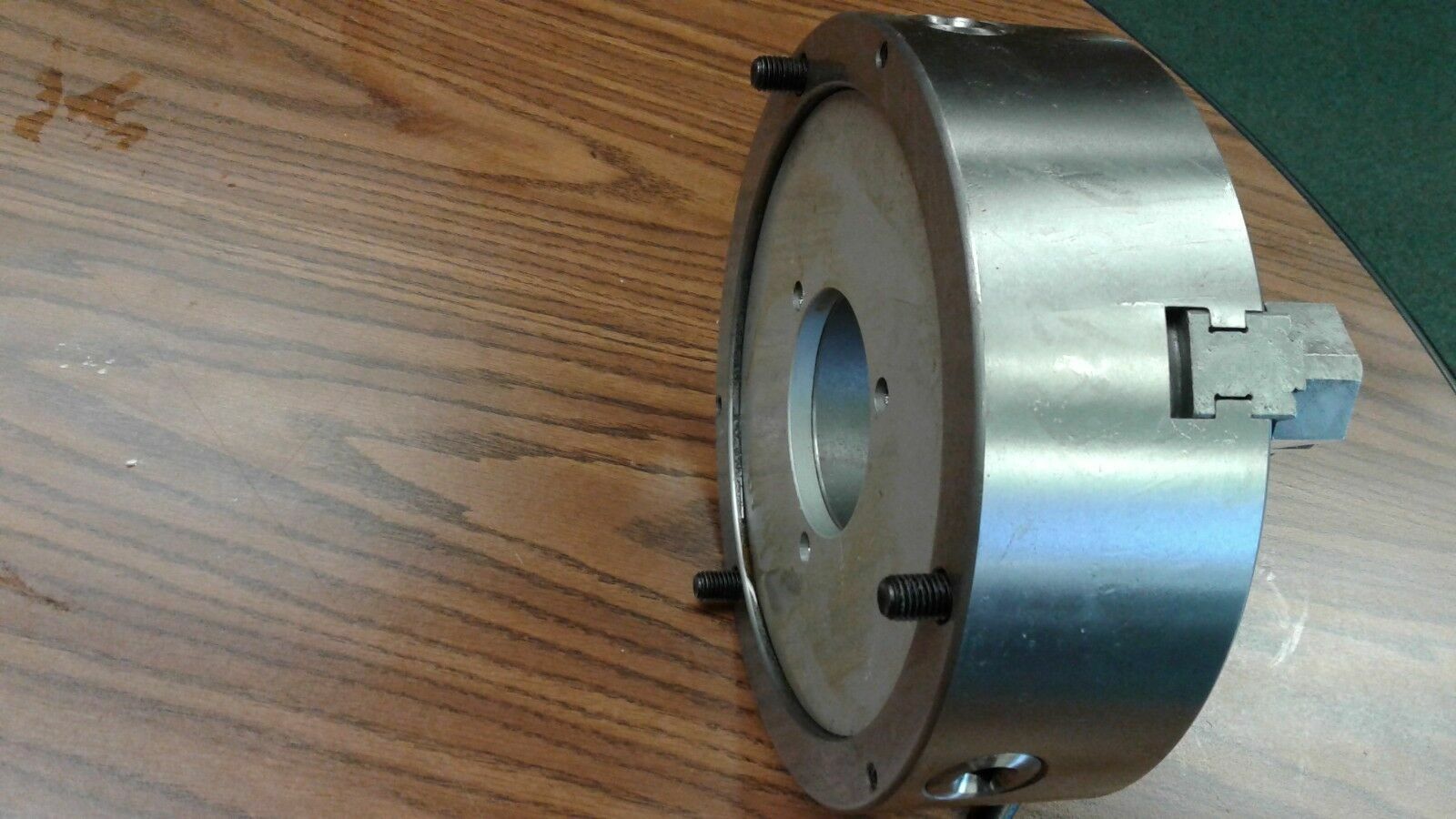 10" HORIZONTAL & VERTICAL ROTARY TABLE w. 10" 3 jaw chuck front mounting