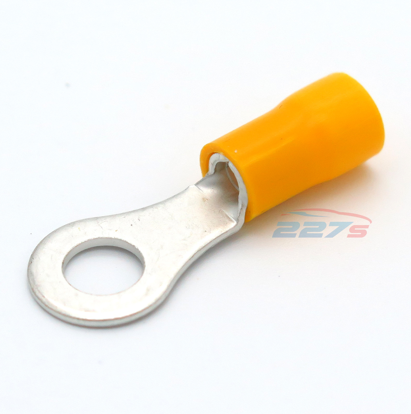 50x Yellow 6.4mm Insulated Anello Crimp Connector Terminals for Electrical