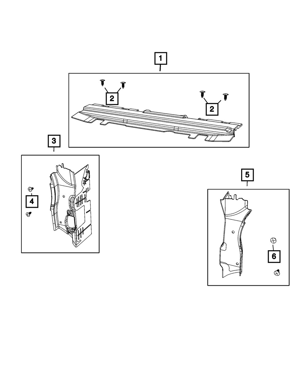 Genuine Mopar Radiator Seal 68292733AA