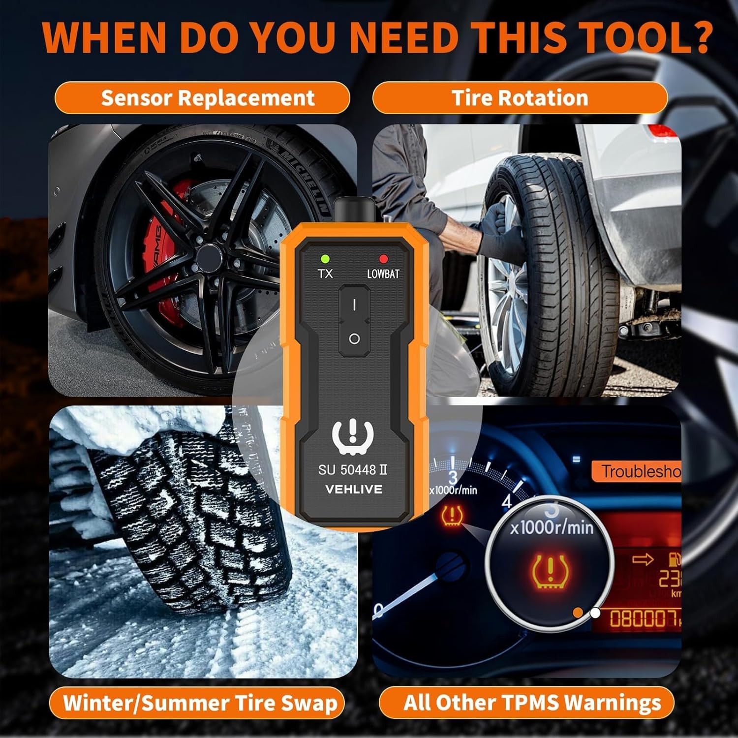EL-50448 TPMS Relearn Tool for GM Vehicles 2006-2026 - Effortless Sensor Reset