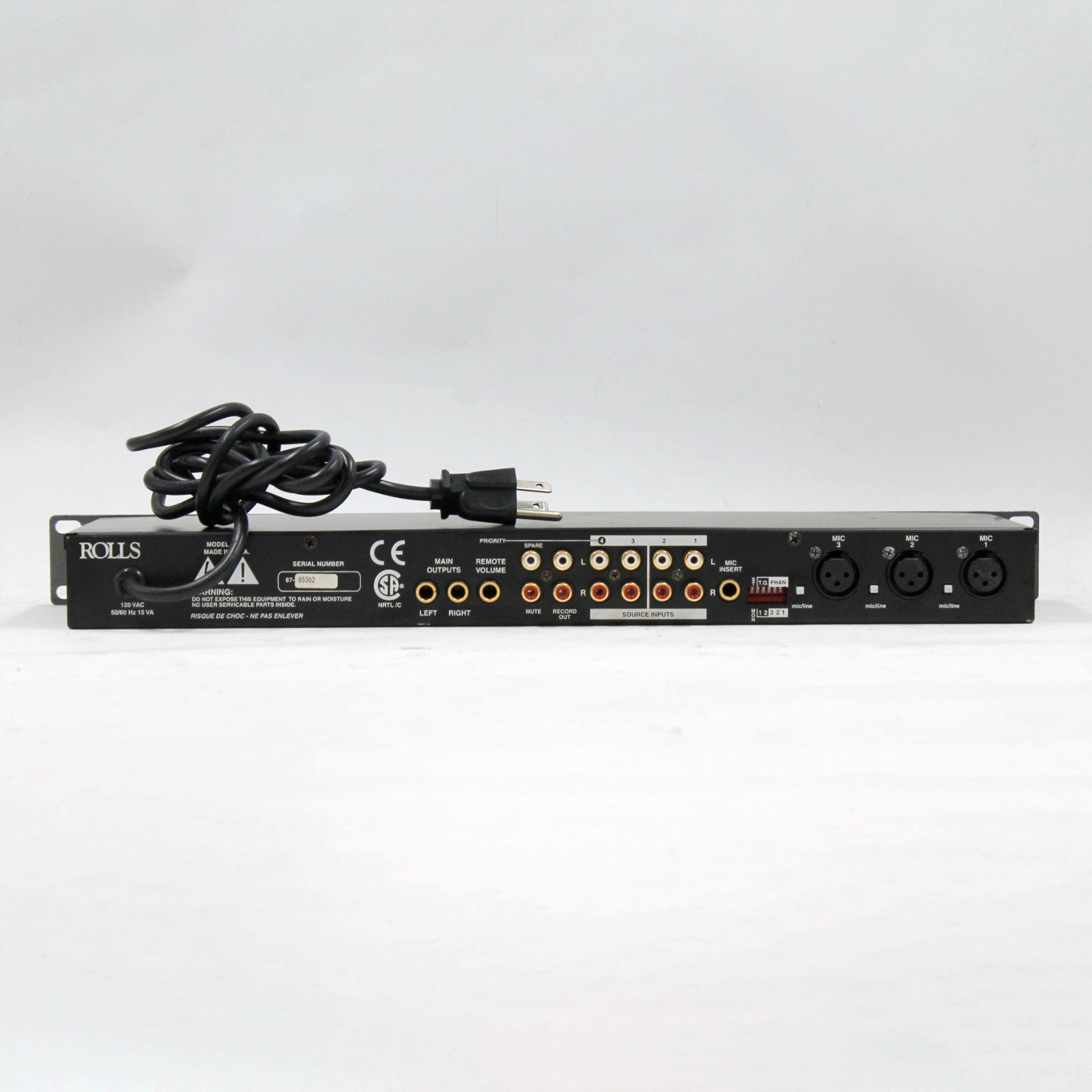 Rolls RM67 Mic/Source Mixer