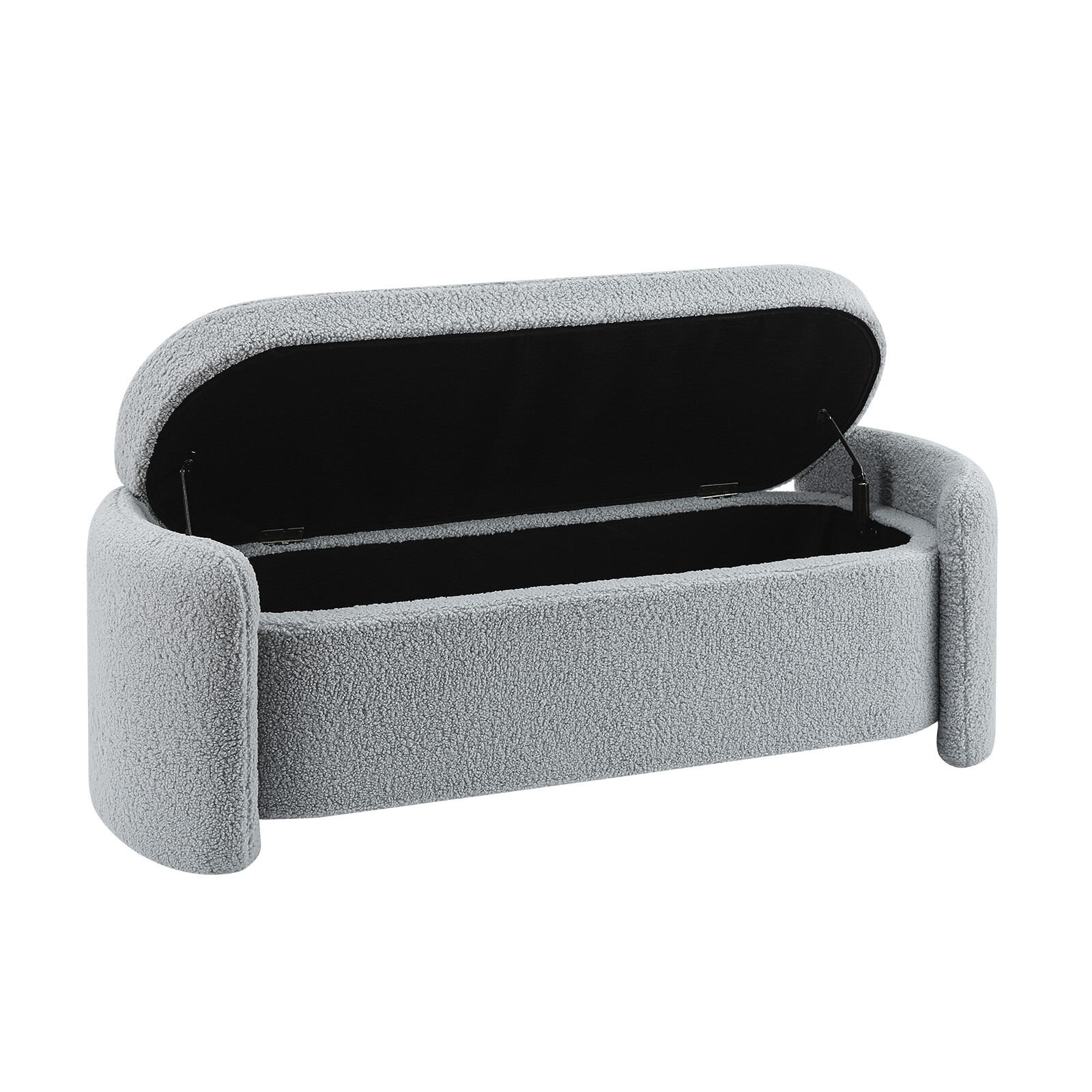 Storage Bench Ottoman Upholstered Bedroom Entryway End of Bed Footrest Stool US
