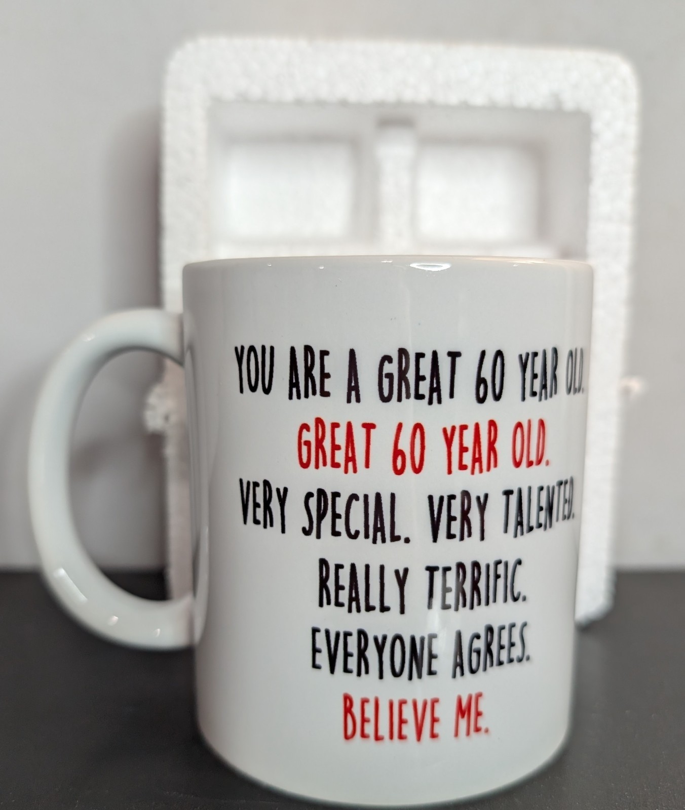 60th Birthday My Favorite Child Coffee Mug NEW