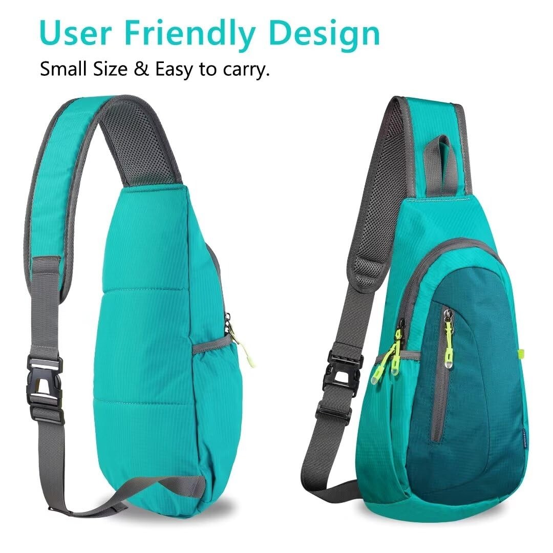 Crossbody Bag for Women Men Small Sling Bag Hiking Backpack Travel Shoulder B...