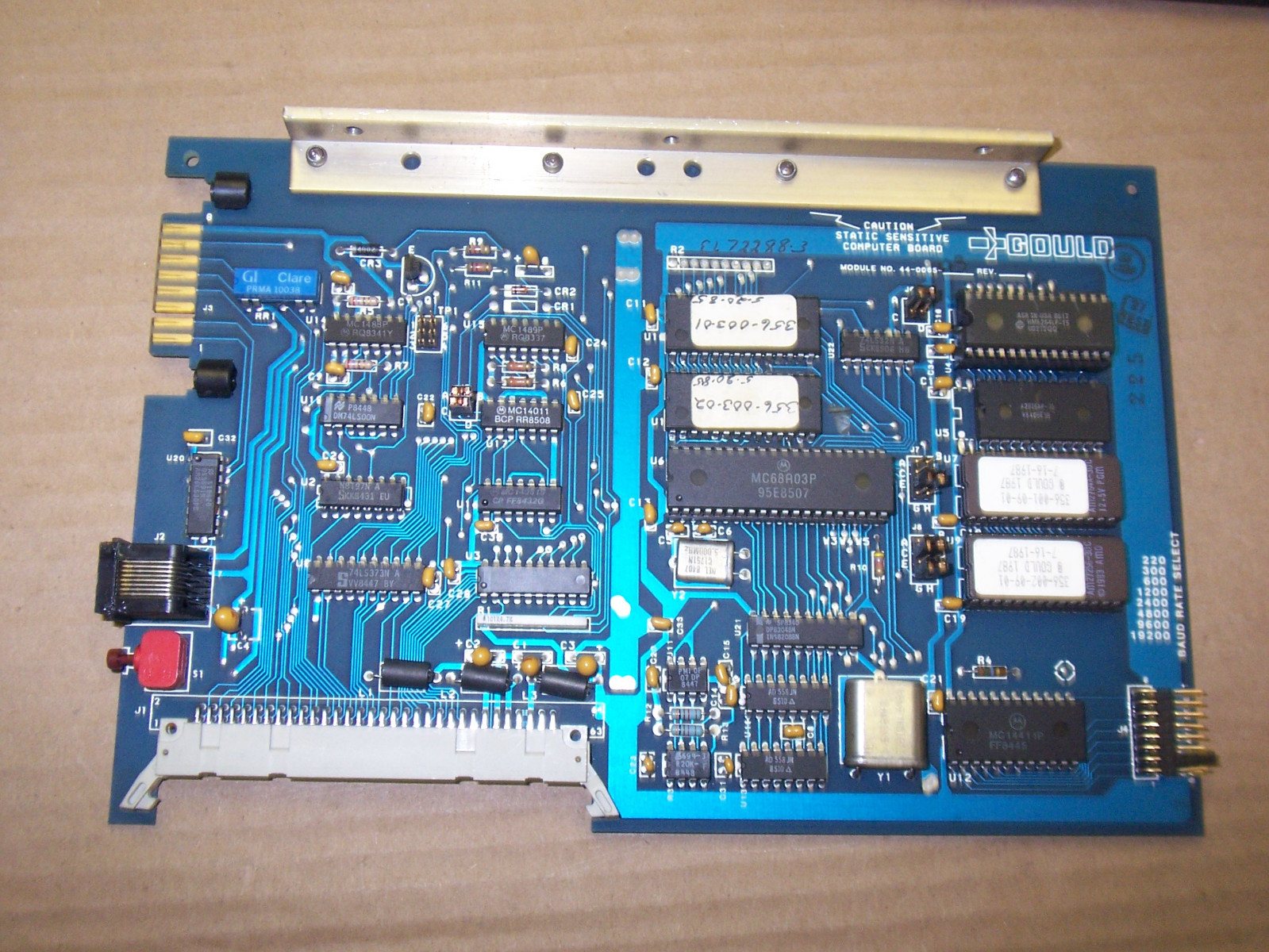 GOULD 44-0065-03 RATE SELECT MODULE CIRCUIT BOARD BAUD