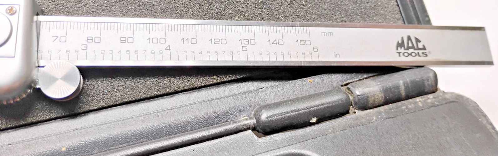 MAC ELECTRICAL DIGITAL CALIPER 0-6, #DC61232, MAC TOOLS , WITH HARD CASE, (B2