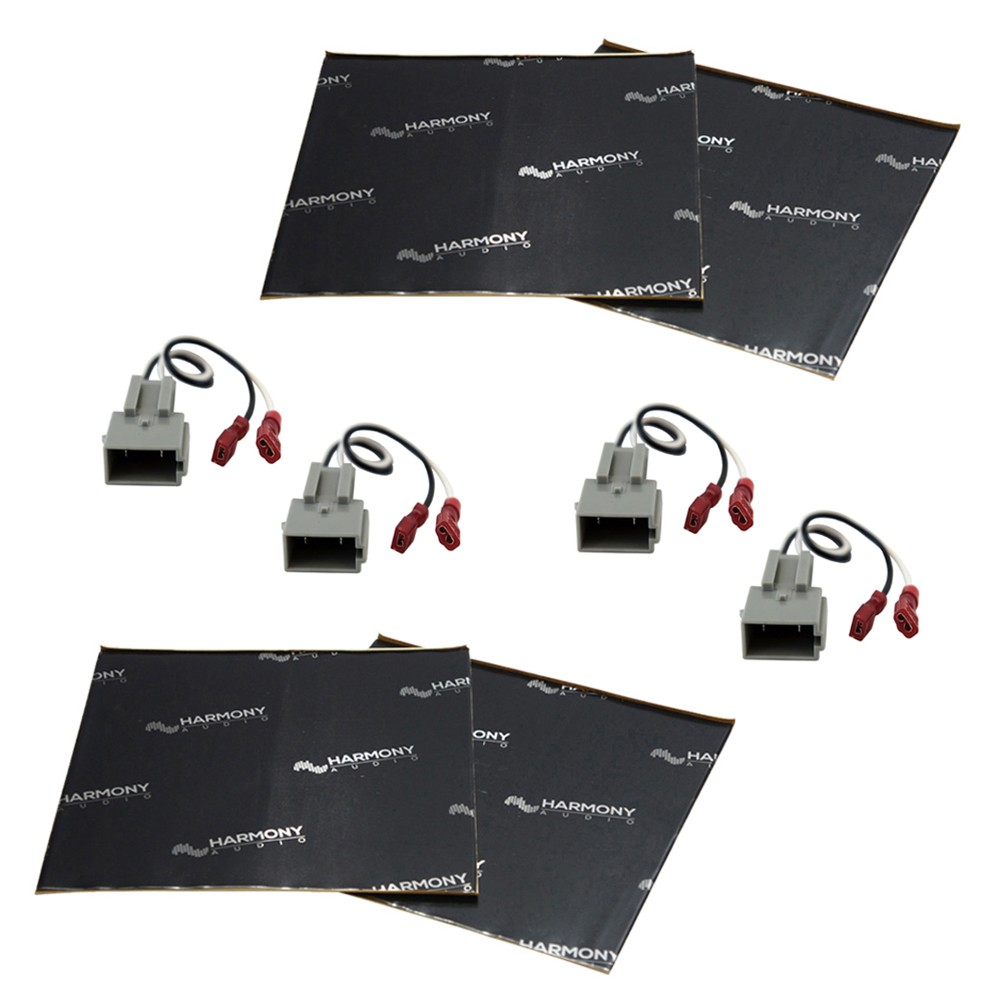 Fits Mercury Sable 96-99 Factory Speaker Replacement Harness w/ Sound Dampening