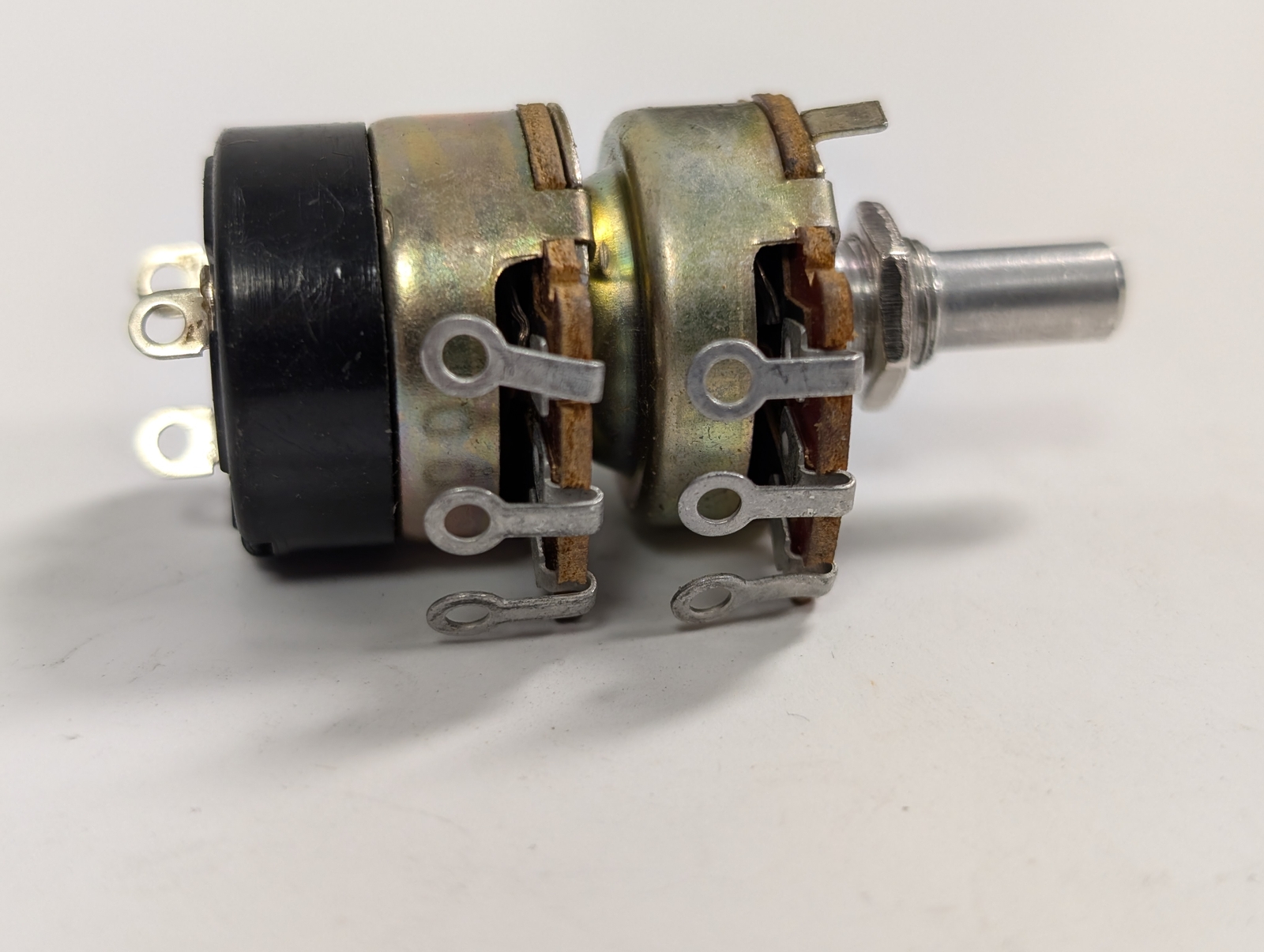 LINEAR TAPAR ROTARY DUAL 10K POTENTIOMETER w/SWITCH