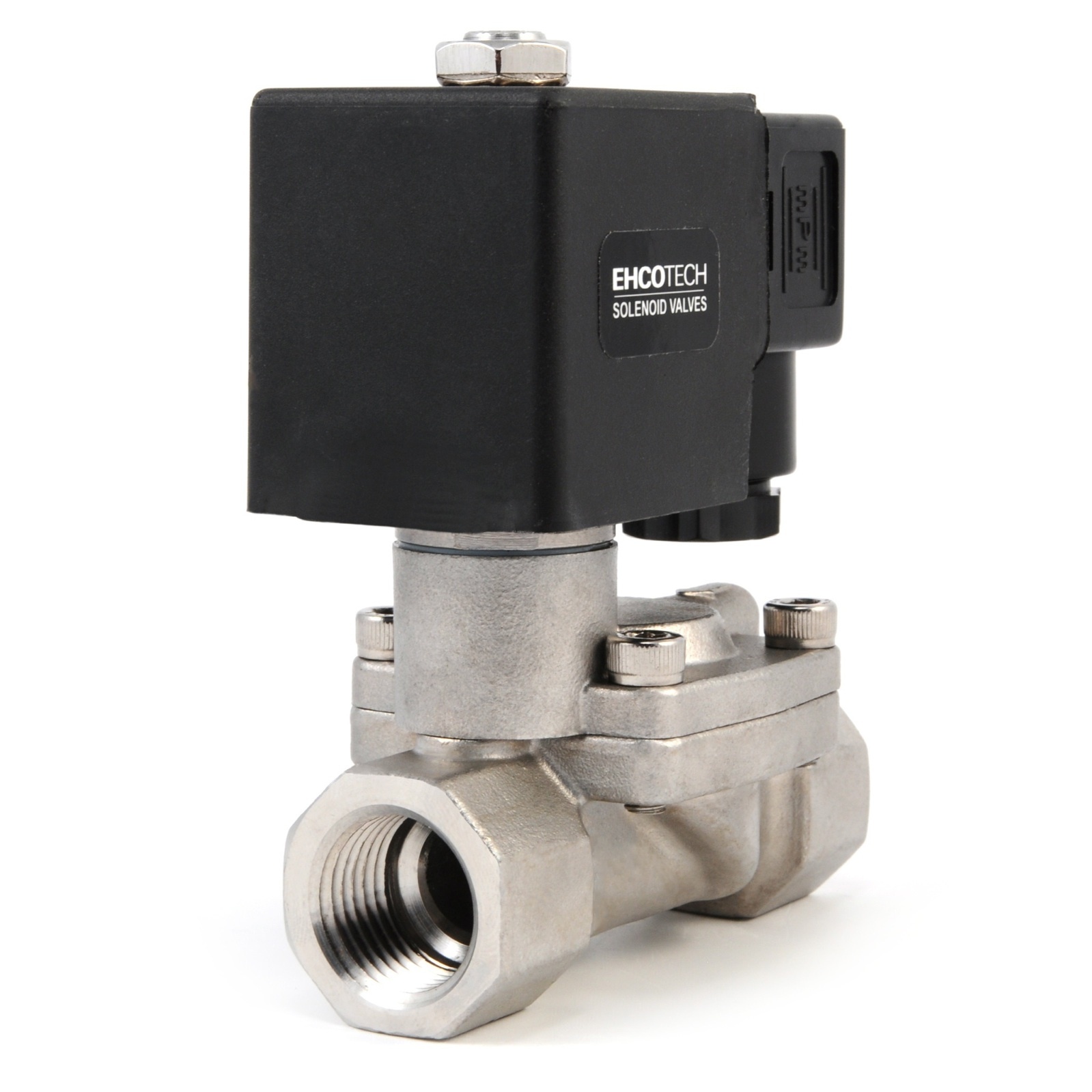 1/2" NPT 24VDC 230 psi Stainless Steel SS N/C Electric Solenoid Valve 24-volt DC