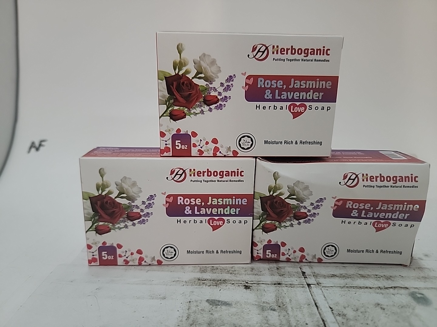 3x Ginger Rose Water Herbal Soap 5oz Natural Unisex Exp 9/26
