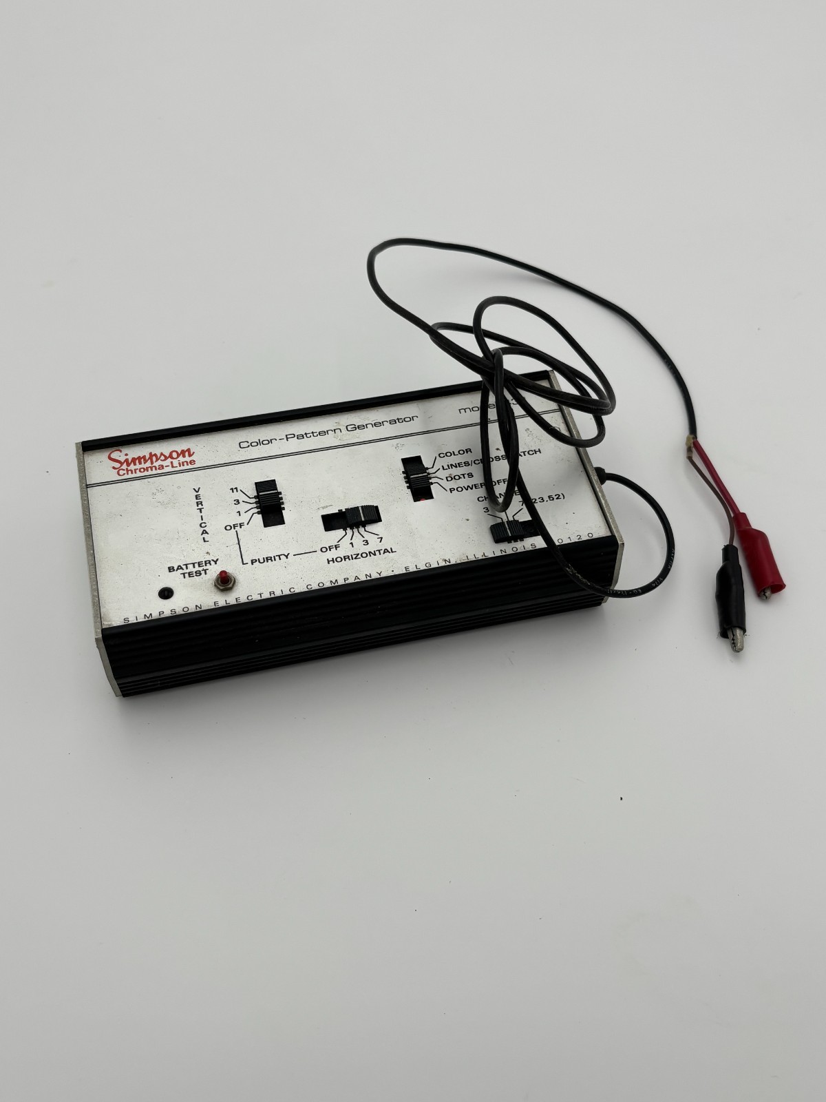 Simpson Model 431 Chroma-Line Color Pattern Generator (good condition)