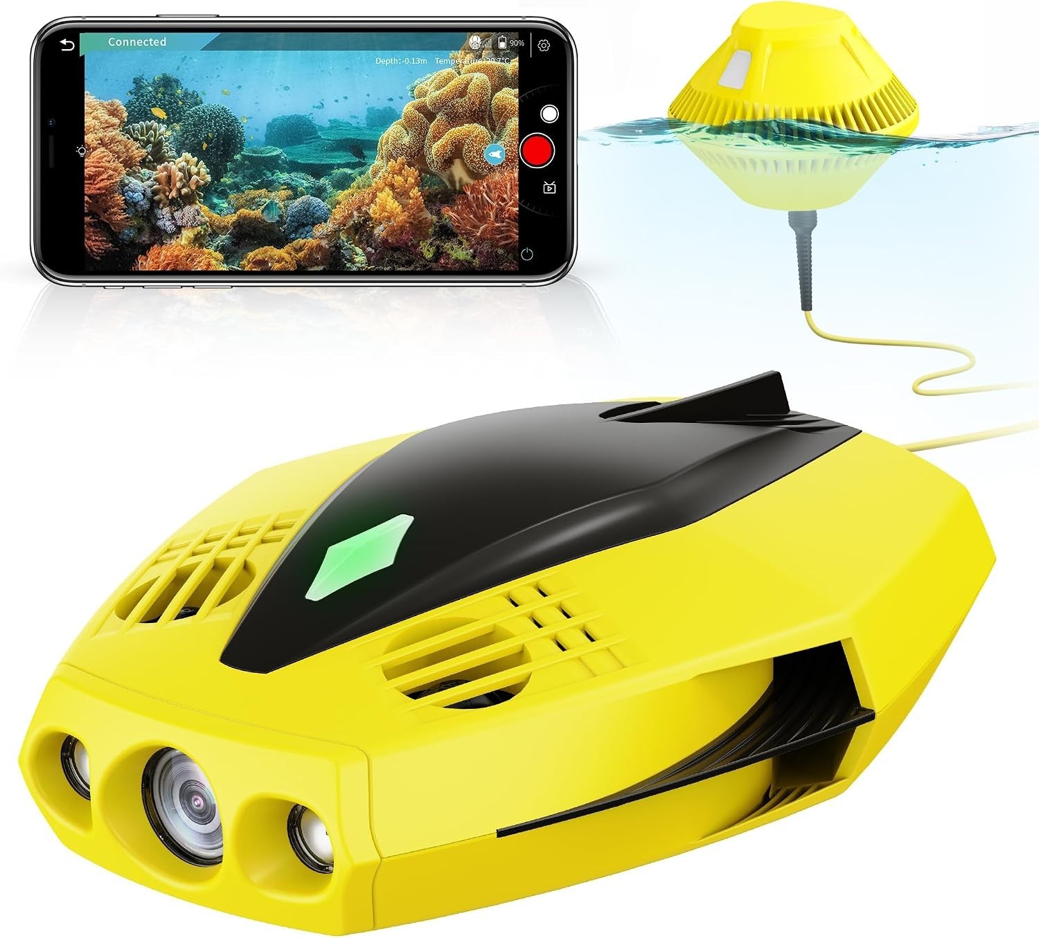 Chasing Dory Underwater Drone - Palm-Sized 1080p Full HD Underwater Drone