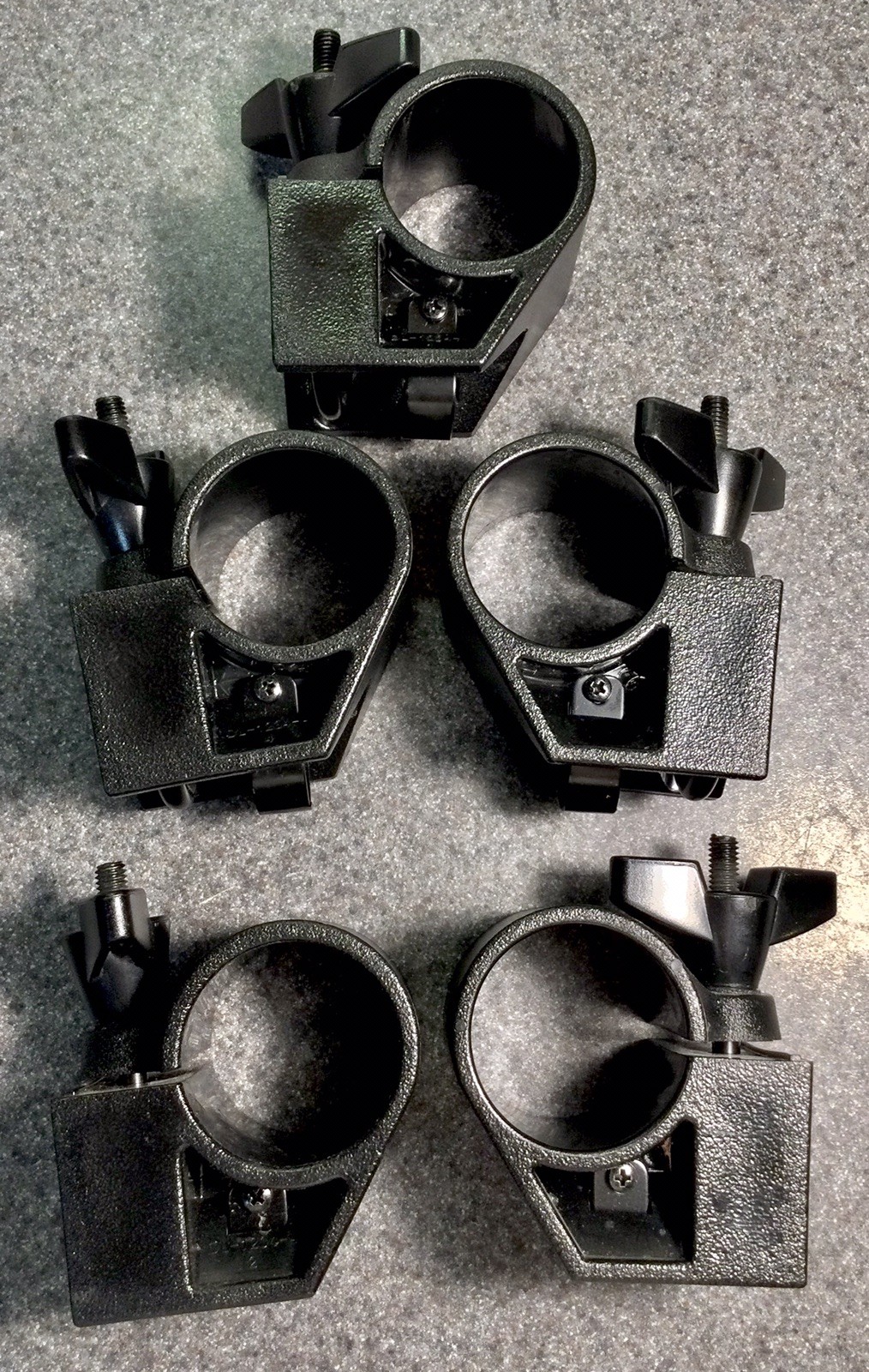 Alesis Electronic Drum Kit DM6 Clamp Mounts for Snare Tom or Module Lot of (5)