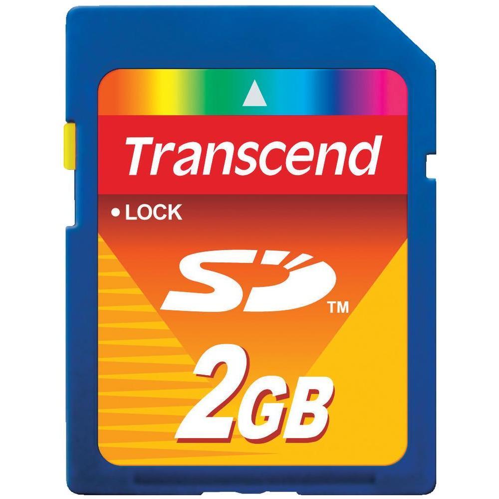 5 Pack Transcend 2GB SD Secure Digital Memory Cards for Older Cameras