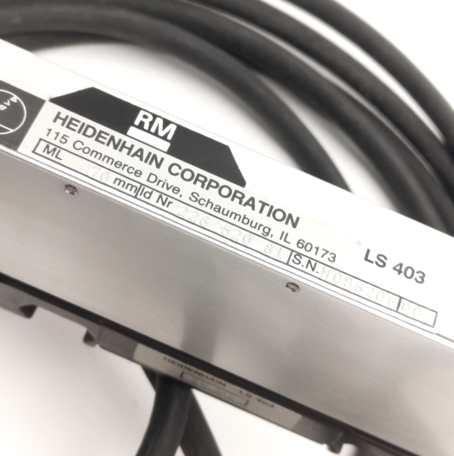 Heidenhain LS 403 / 22652081 Linear Encoder, Measuring Distance: 70mm, 9-Pin