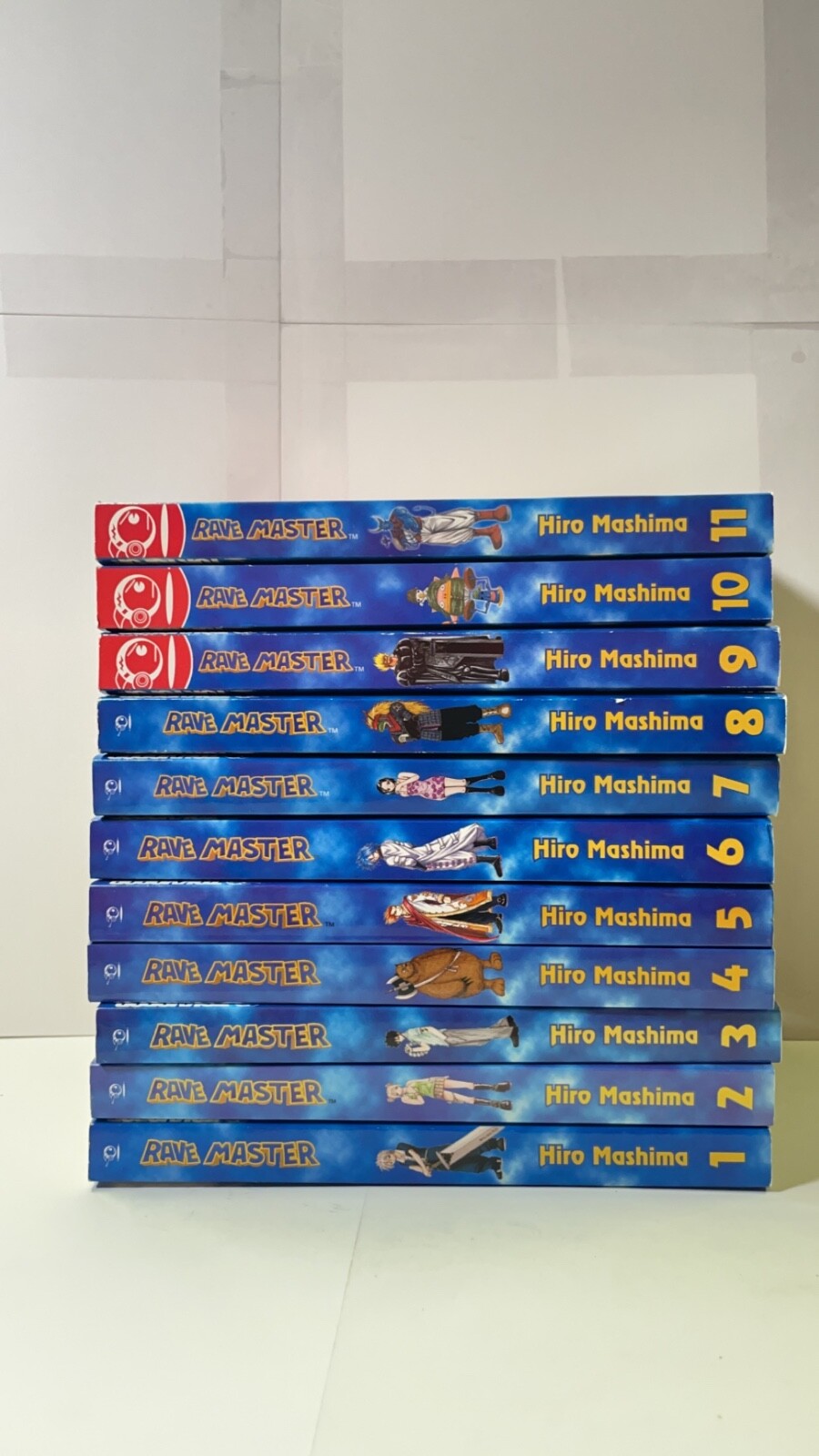 Rave Master Hiro Mashim books #1-#11