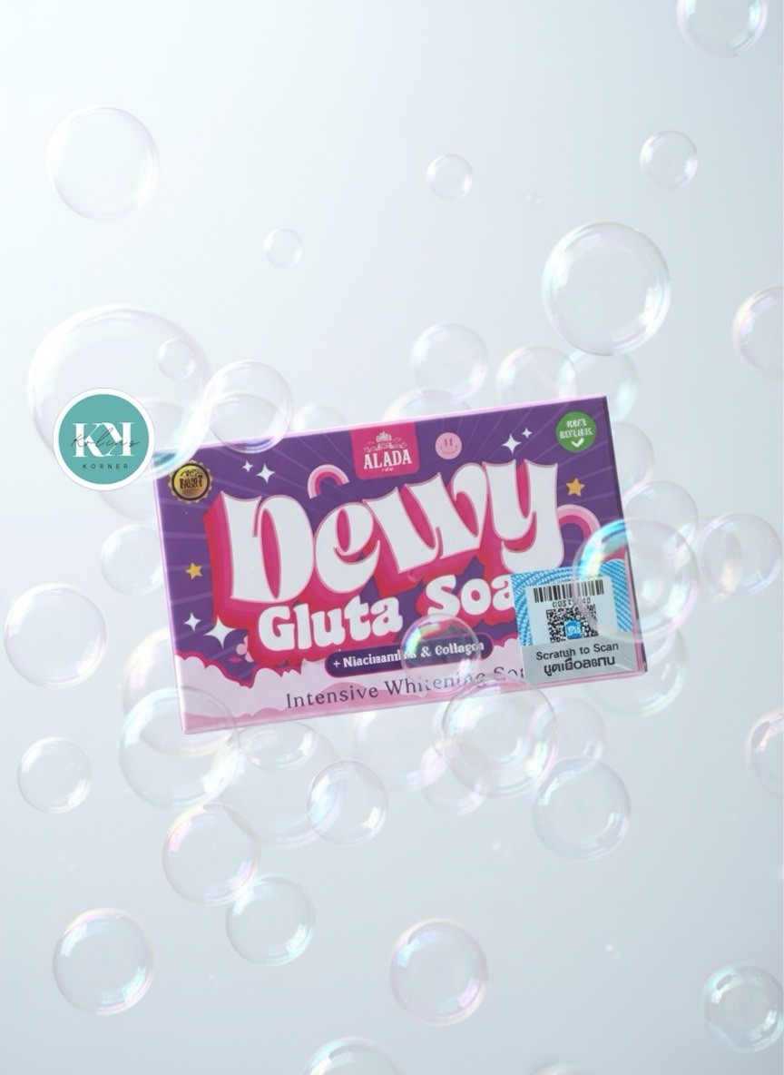 ALADA NATURAL Dewy Gluta Soap 70g with Niacinamide & Collagen Pack of 3