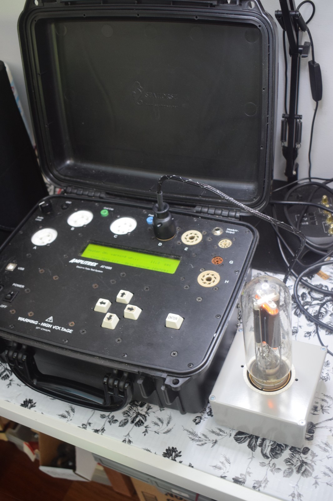 Amplitrex Tube Testing Service - Tests for QTY 2 TUBES TYPE  VT-4-C , 211 , 845