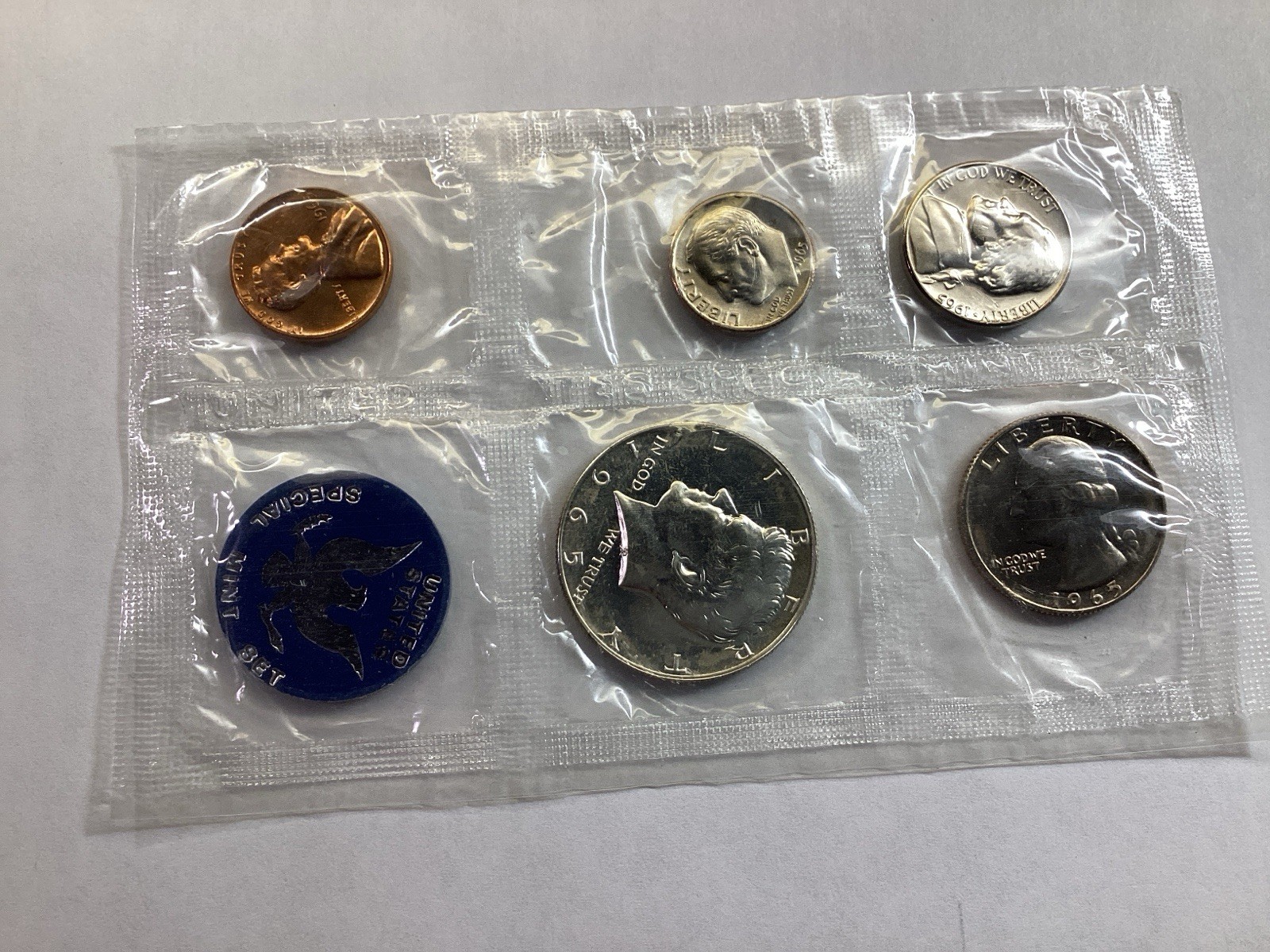 1965 SMS Special Mint Set in Sealed Cello from US Mint 1 Set 092325 73c