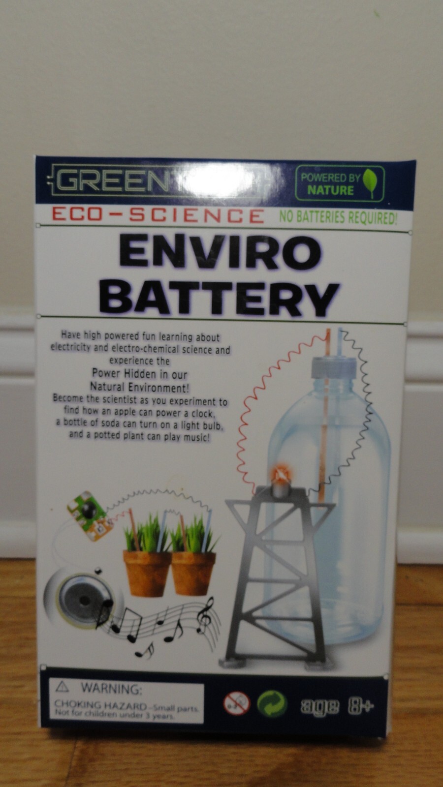 NEW Green Science ENVIRO BATTERY 4M Kidz Labs #3644 Home School Educational