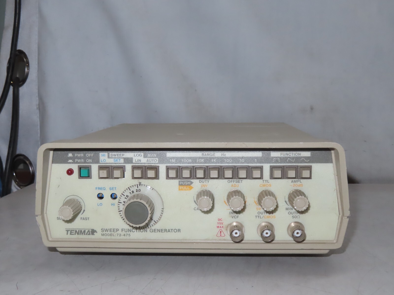 Tenma Model 72-475 Sweep Function Generator