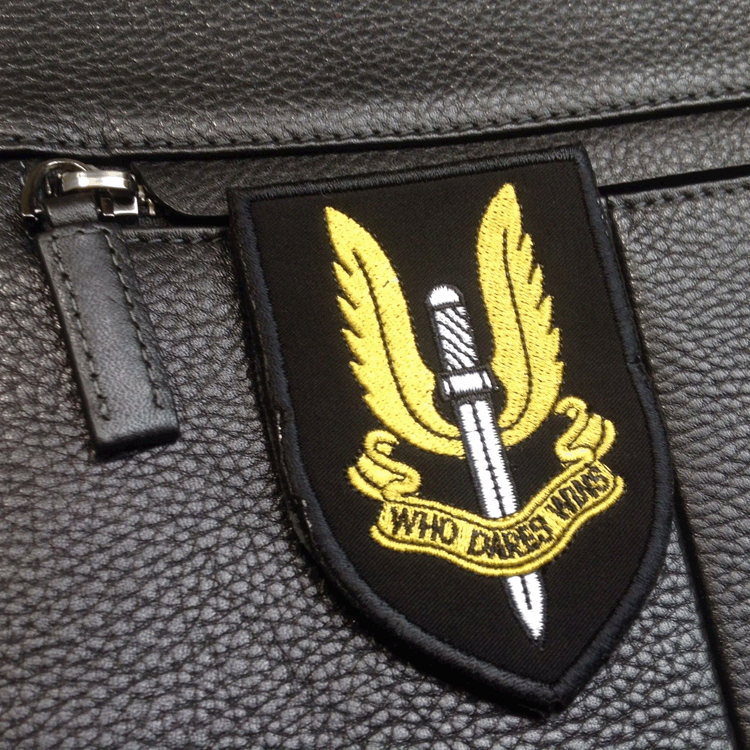 Special Air Service SAS Patch Who Dares Win EMBROIDERED Hook & Loop PATCH