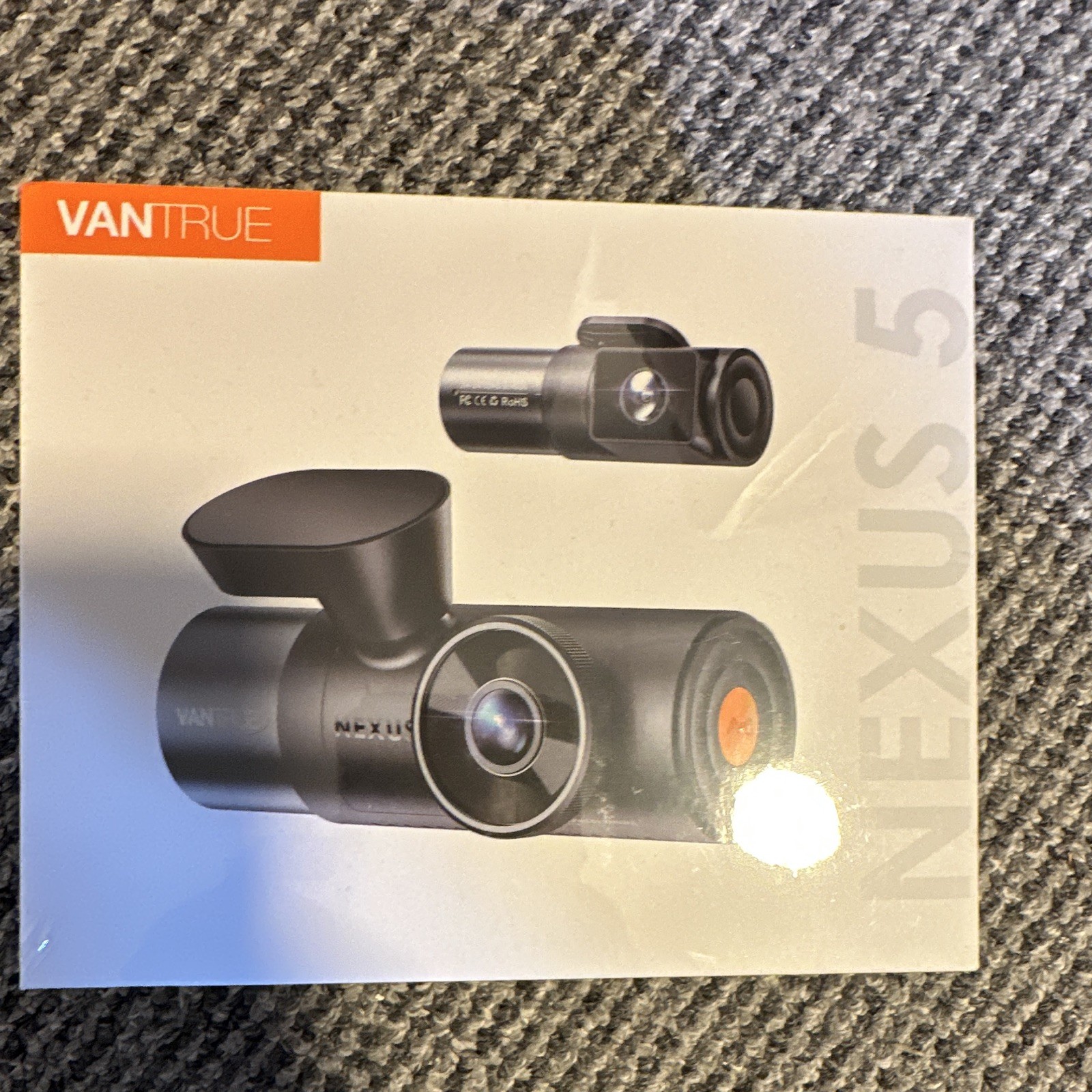 Vantrue N5 Nexus 4 Channel Dashcam GPS WiFi Voice Control 512GB New Sealed