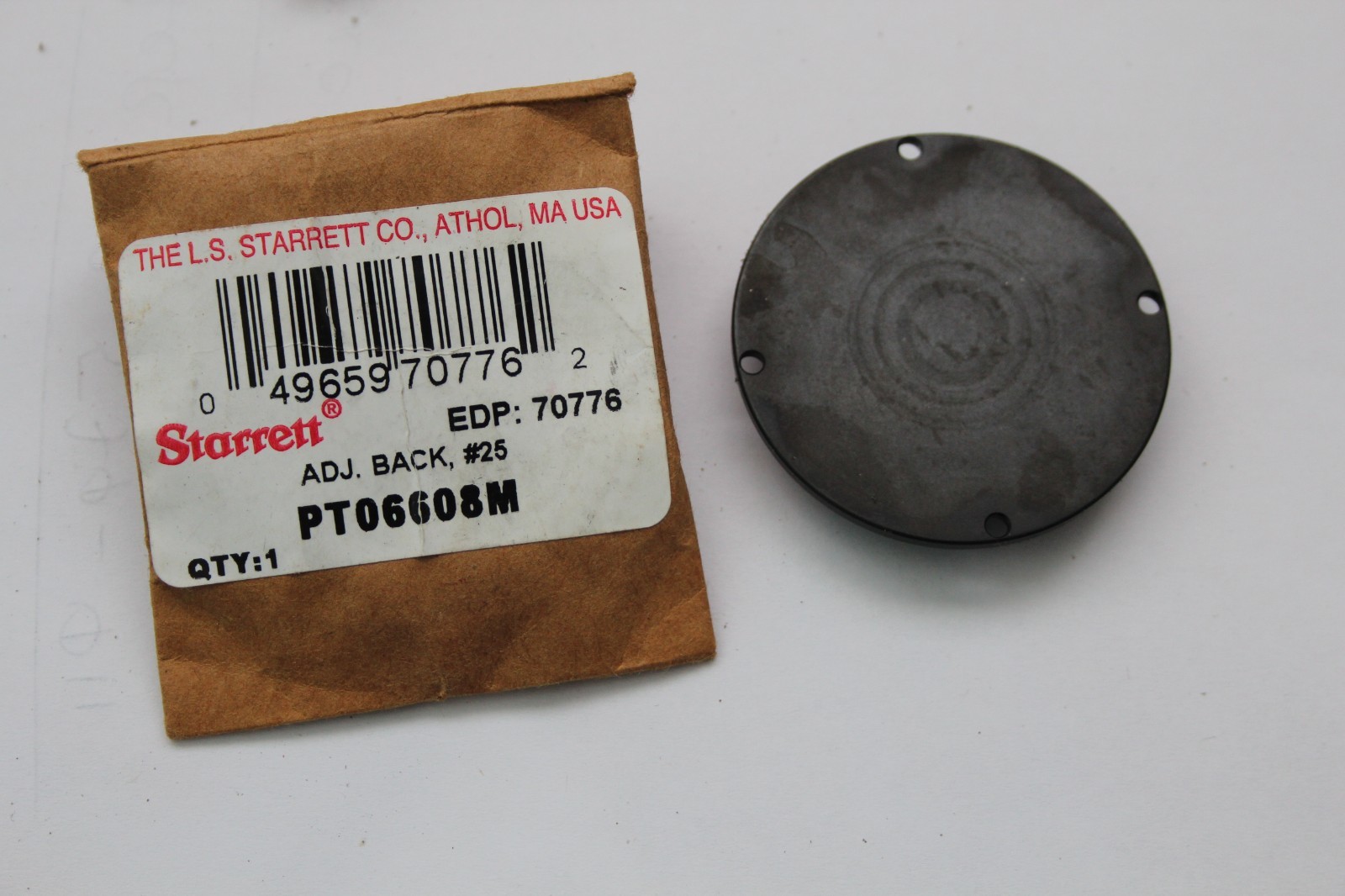 Starrett PT06608M Adjustable Bracket (#1/4-20 Thread) #25 USA EDP 70776