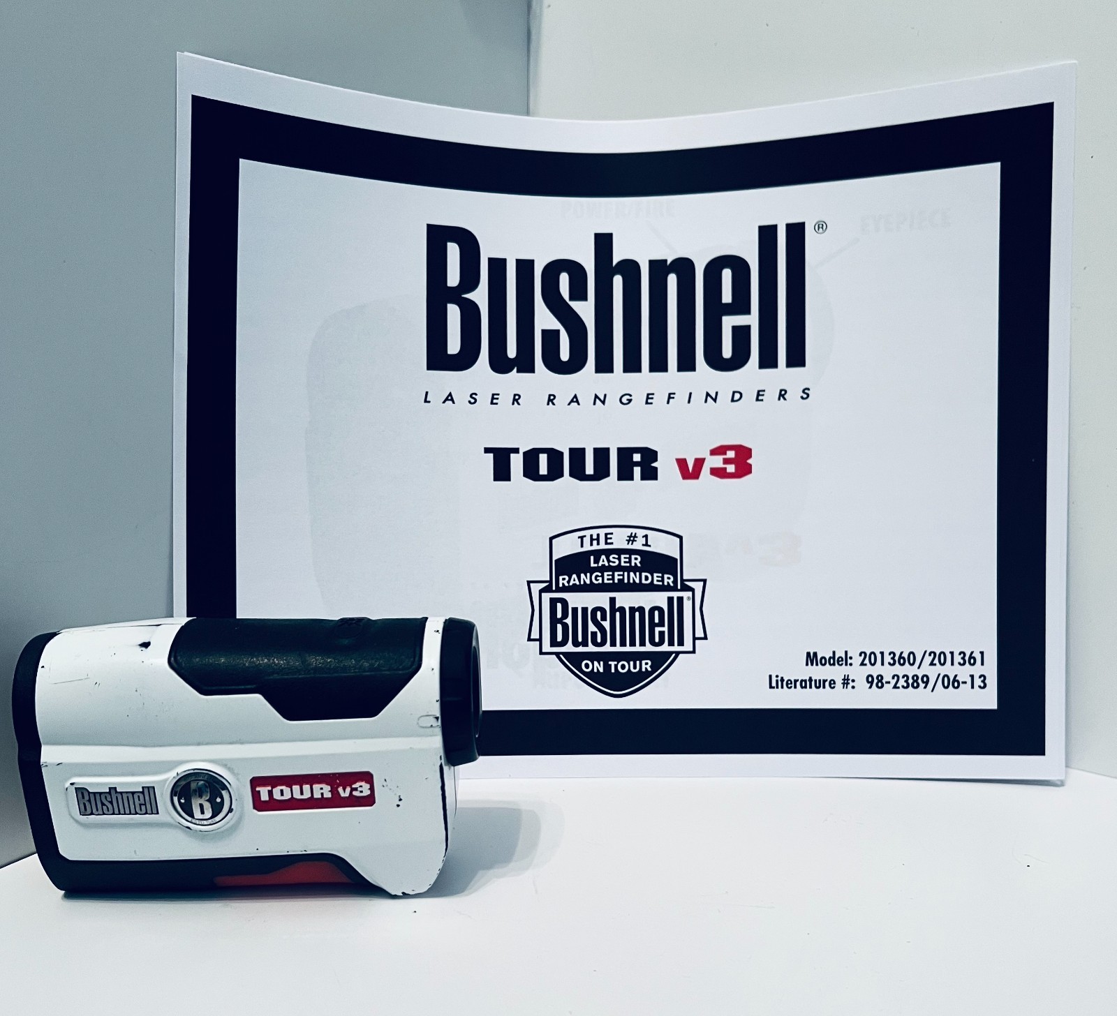 Bushnell Tour v3 Laser Rangefinder WITH Stickit Magnetic Mount