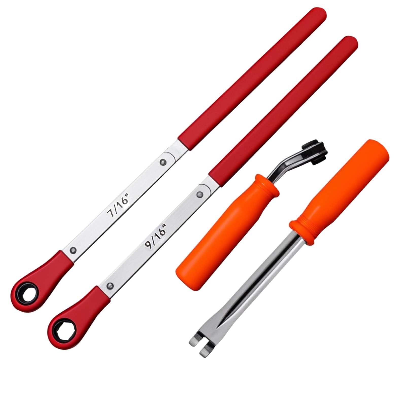 JAVENYIMAN 4Pcs/Set Automatic Slack Adjuster Release Tool Wrench Fork End...