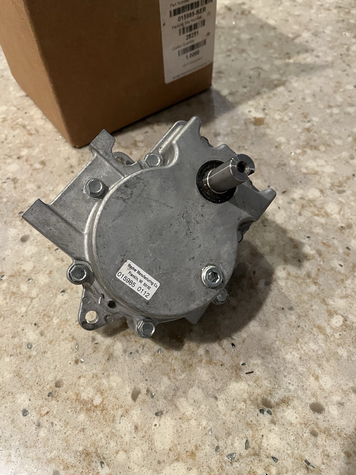 Taylor Ice Cream Machine 015985-SER Gear Box Reducer, 340/341/342/430/432