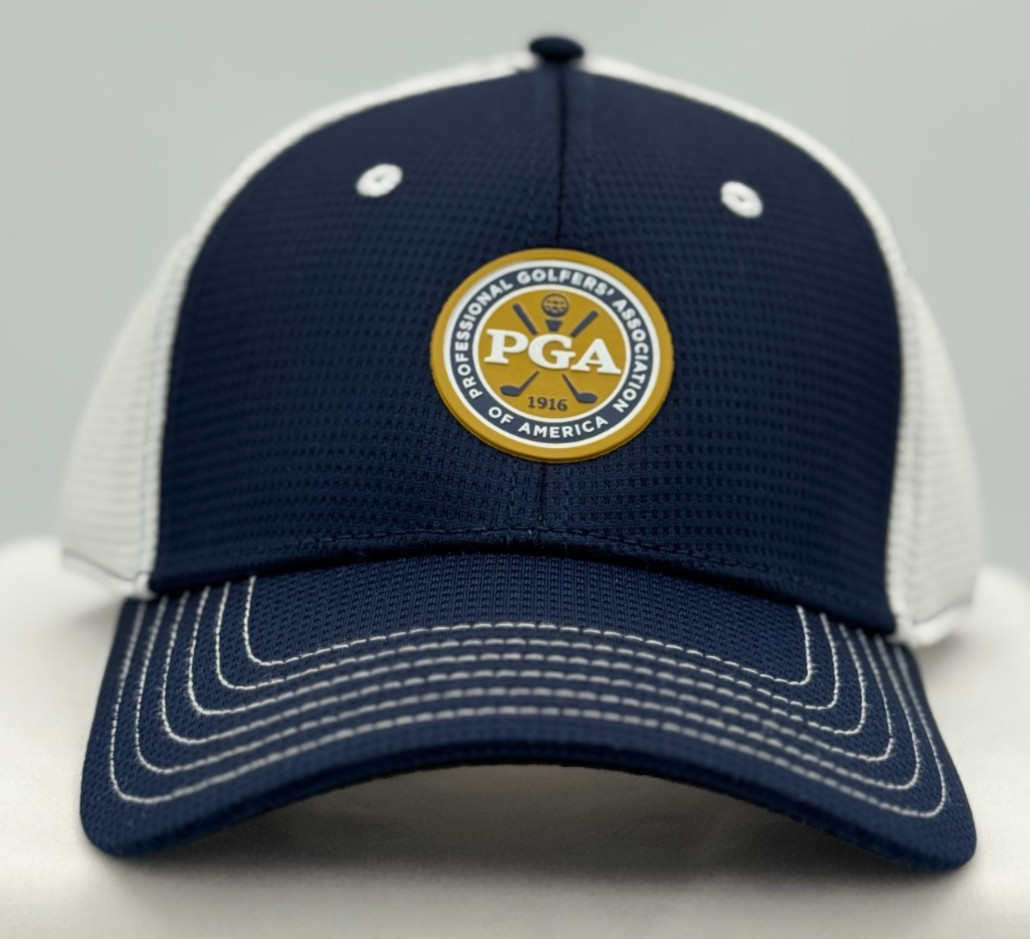 PGA Fitted Golf Hat / Cap - L / Xl - NEW - Blue / White - American Dry Goods