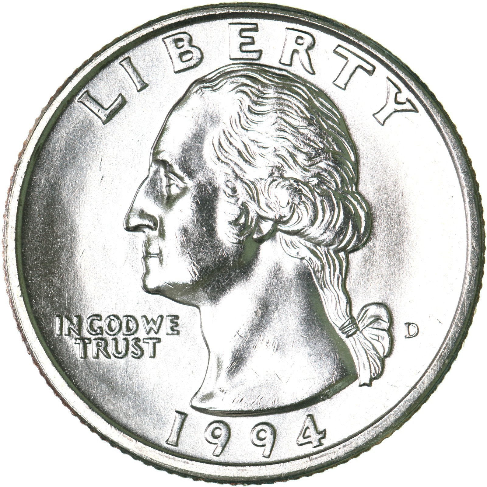 1994 D  Washington  Brilliant Uncirculated Clad Quarter