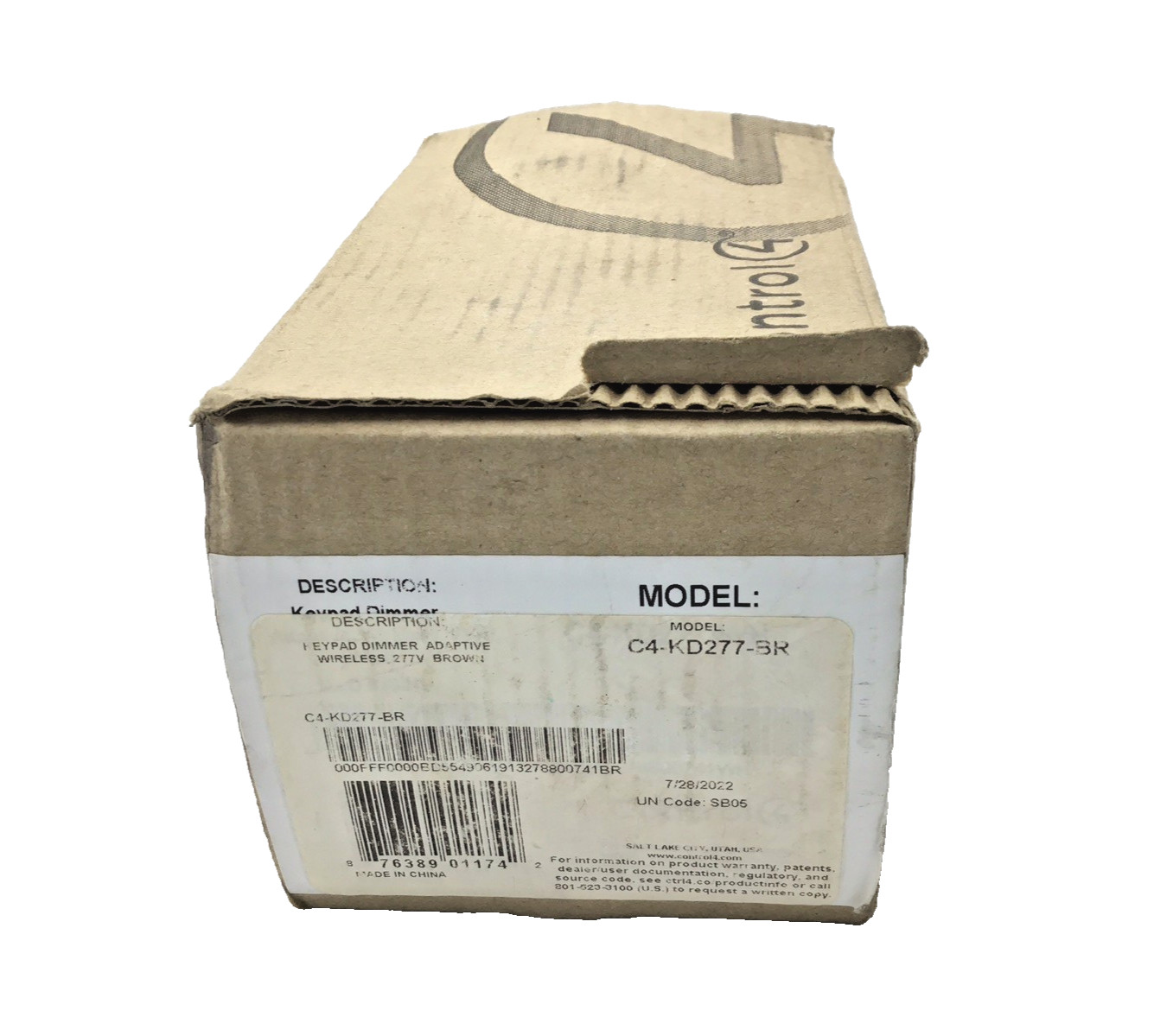 Control4 C4-KD277-BR Keypad Dimmer, Adaptive Wireless 277V (Brown)