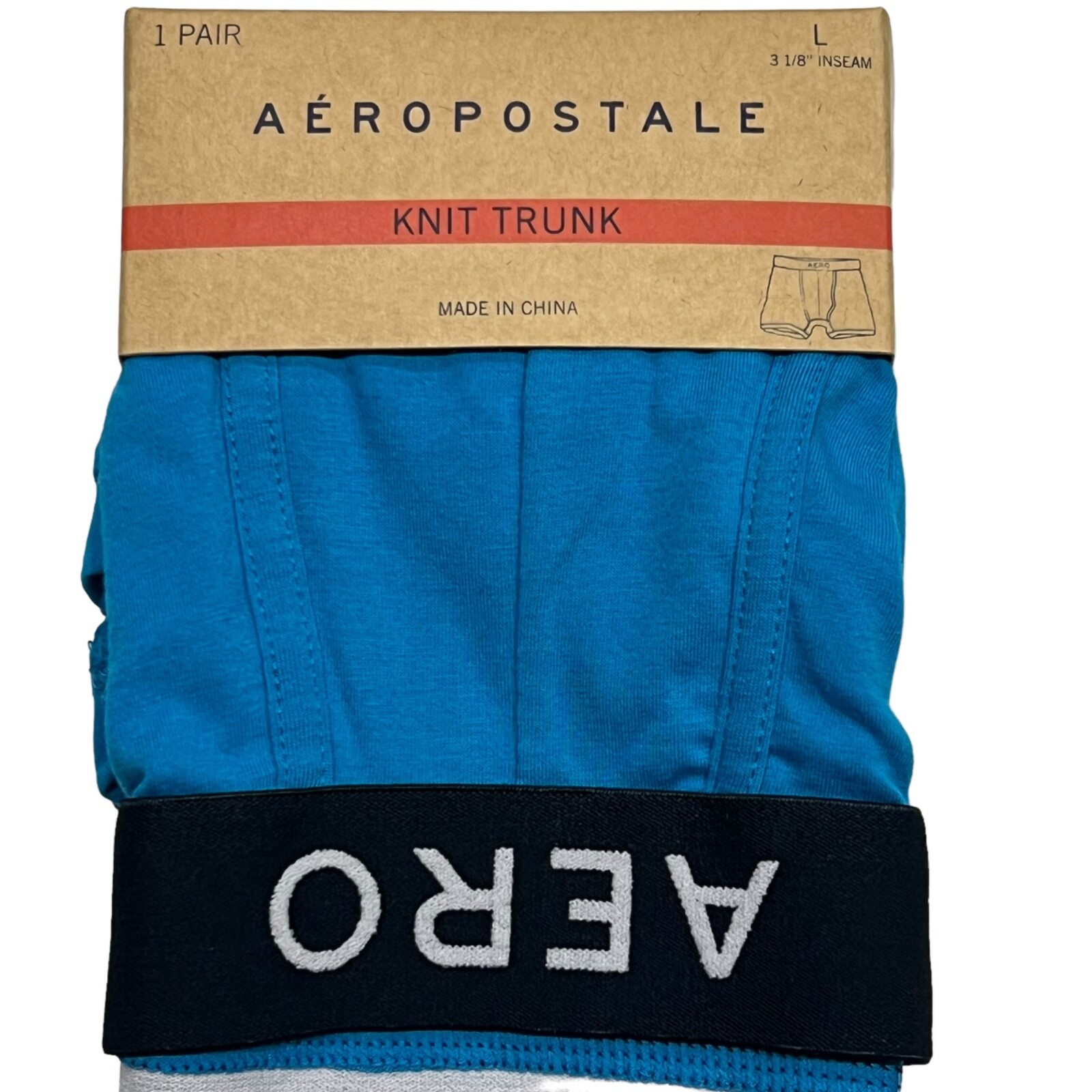 NWT AEROPOSTALE Knit Trunk Underwear Sz S-M-L Blue #A4
