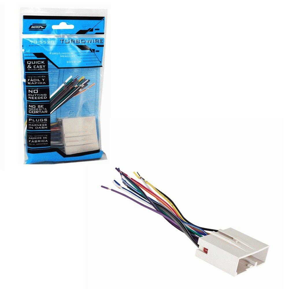 METRA 77-5520 CAR STEREO WIRING HARNESS FOR 2003 - UP FORD LINCOLN VEHICLES