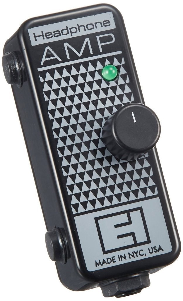 Electro Harmonix Headphone Amp Portable Guiar Practice Amplifier w/ Battery EHX