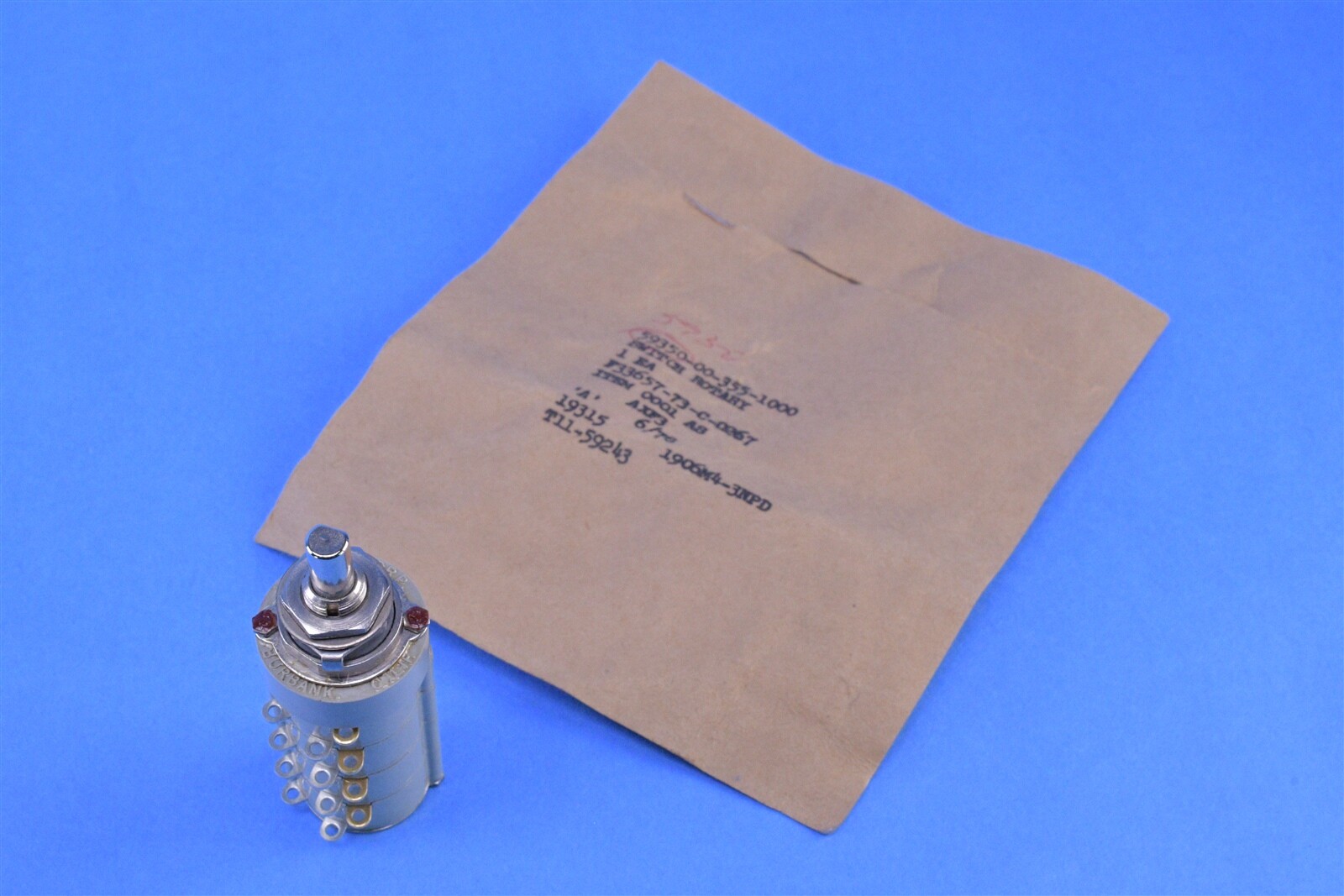 Honeywell/Janco Mil-Spec Rotary Switch Part # 1906M-4-3NPD