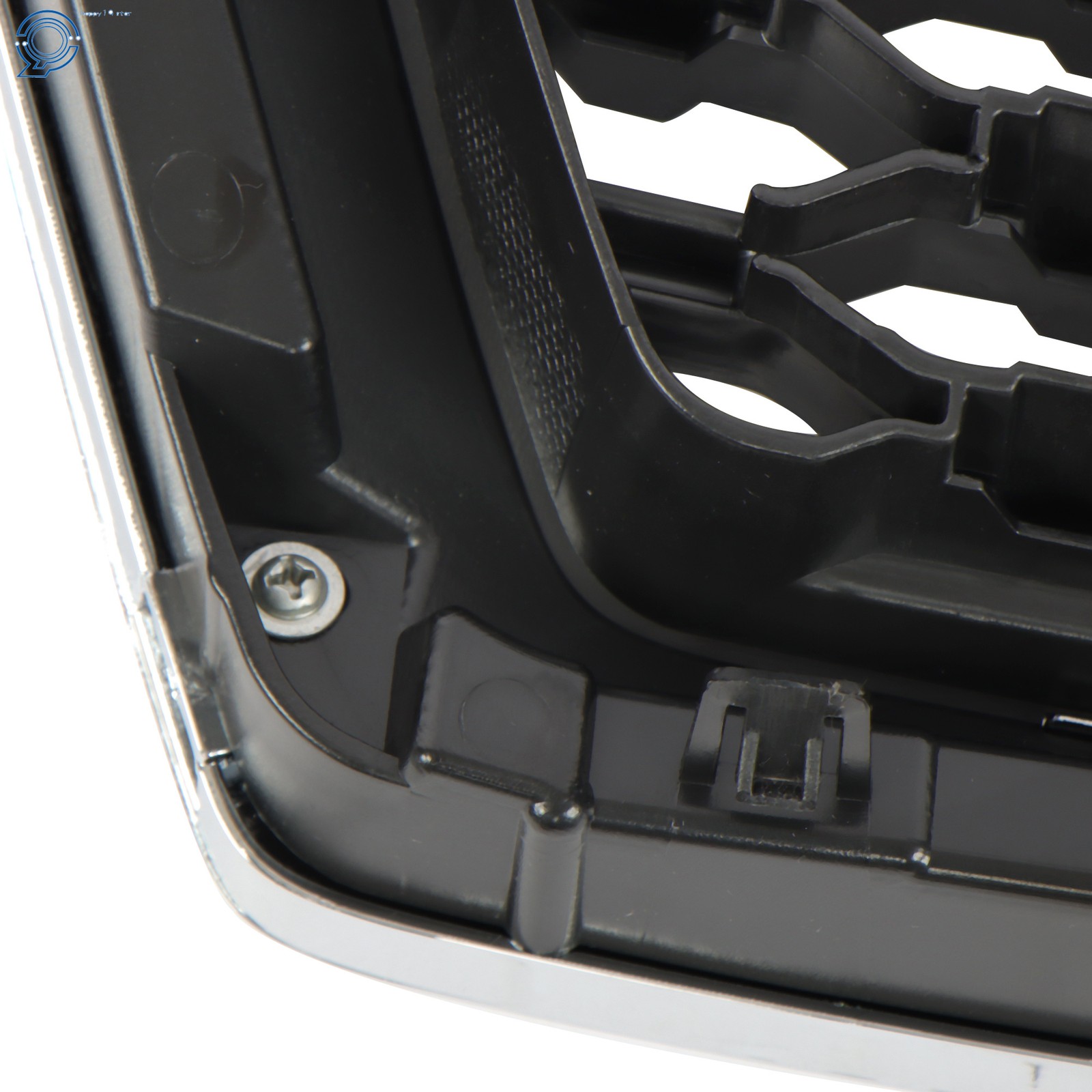 For Subaru Legacy 2013-14 Chrome+Blk Plastic Front Upper Bumper Grille Assembly