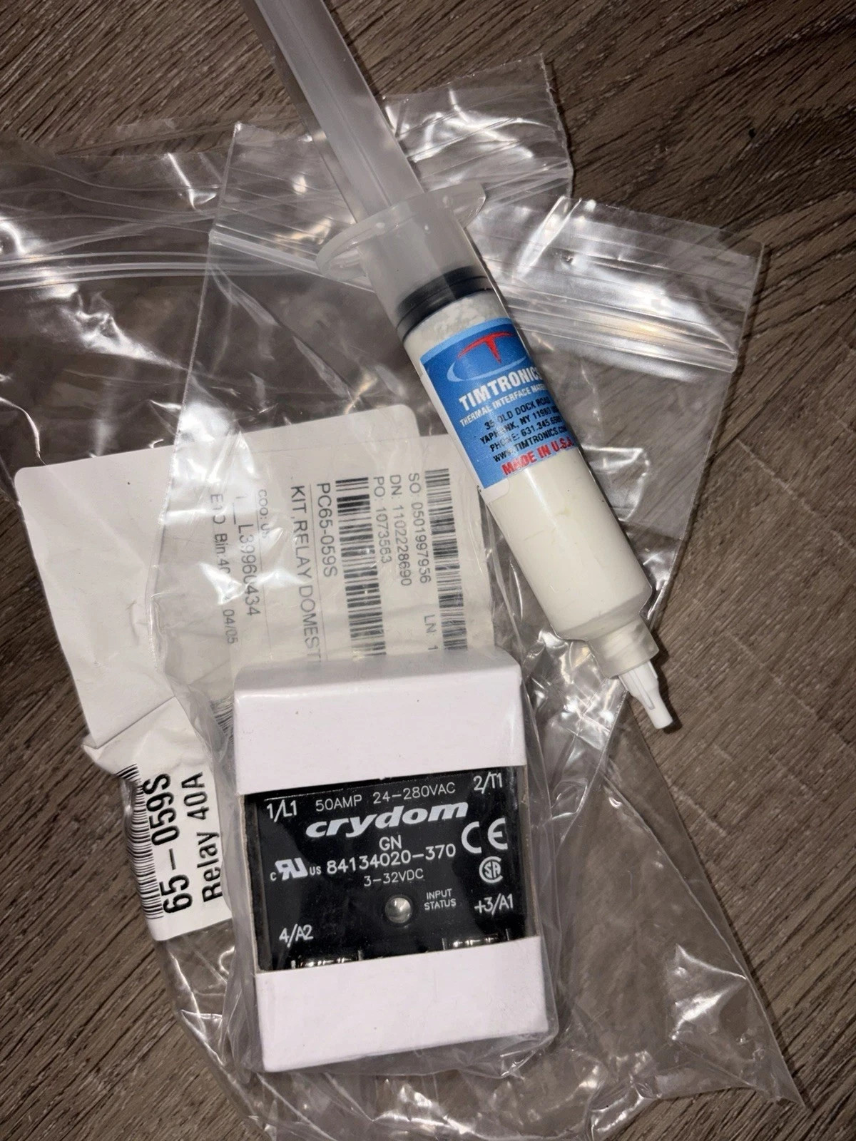 Prince Castle 65-059S Solid State Relay Kit with Thermal Compound, 50A