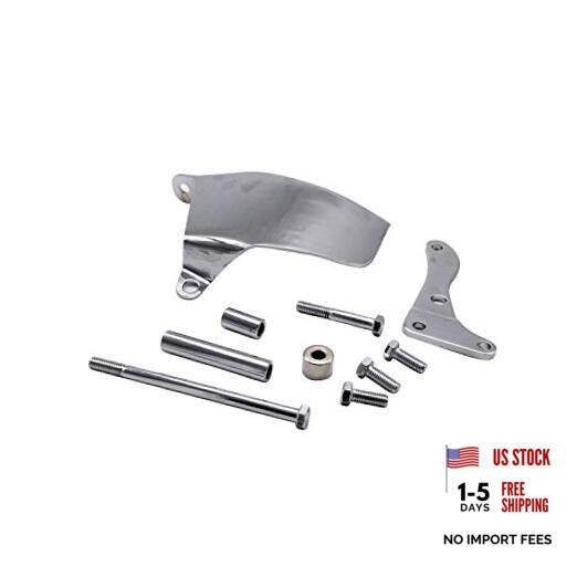 Chrome Long Water Pump Alternator Bracket for Chevy SB 305