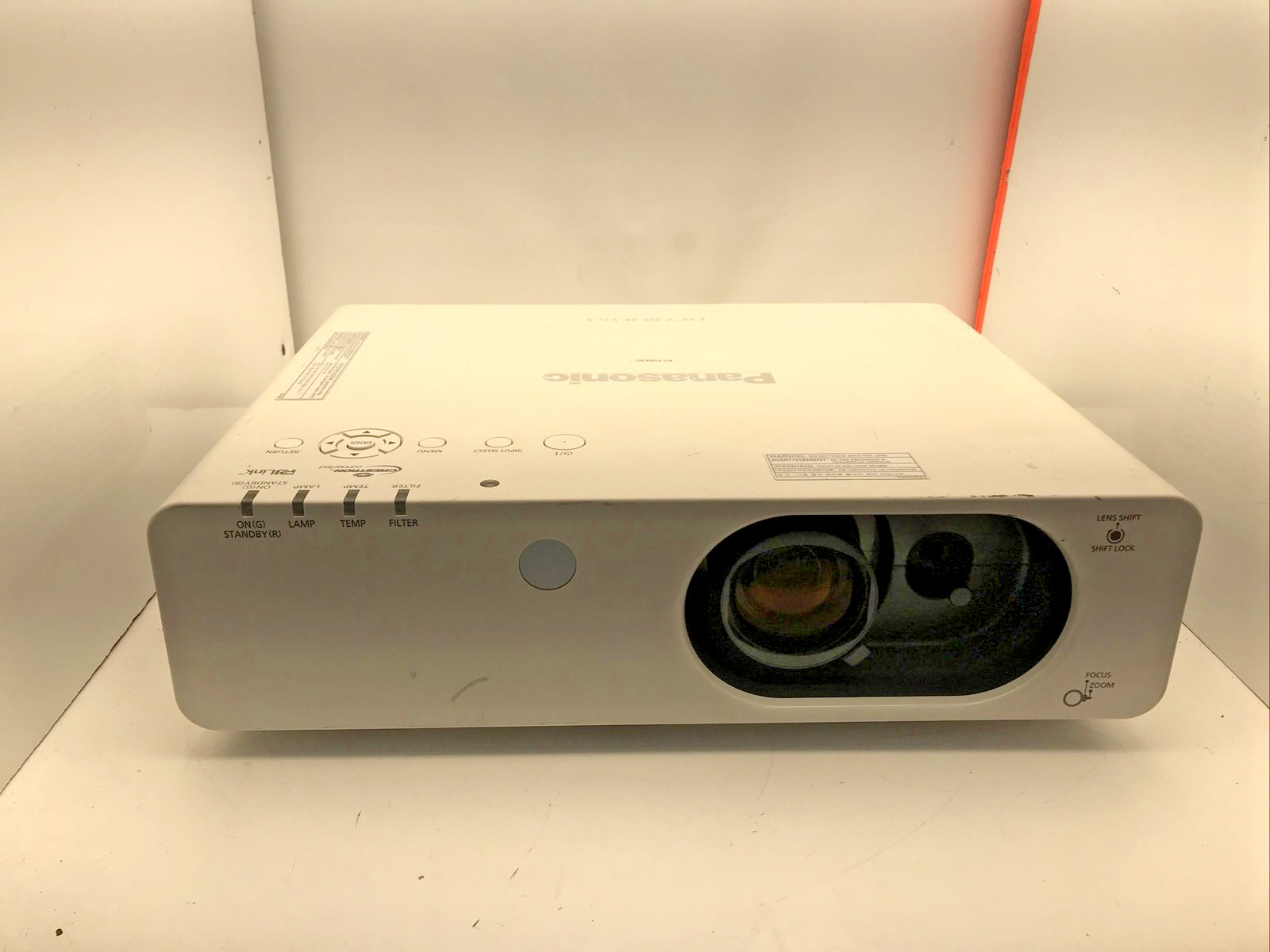 Panasonic PT-FW430 WXGA Projector 3500 Lumens 965 Lamp hours Tested working