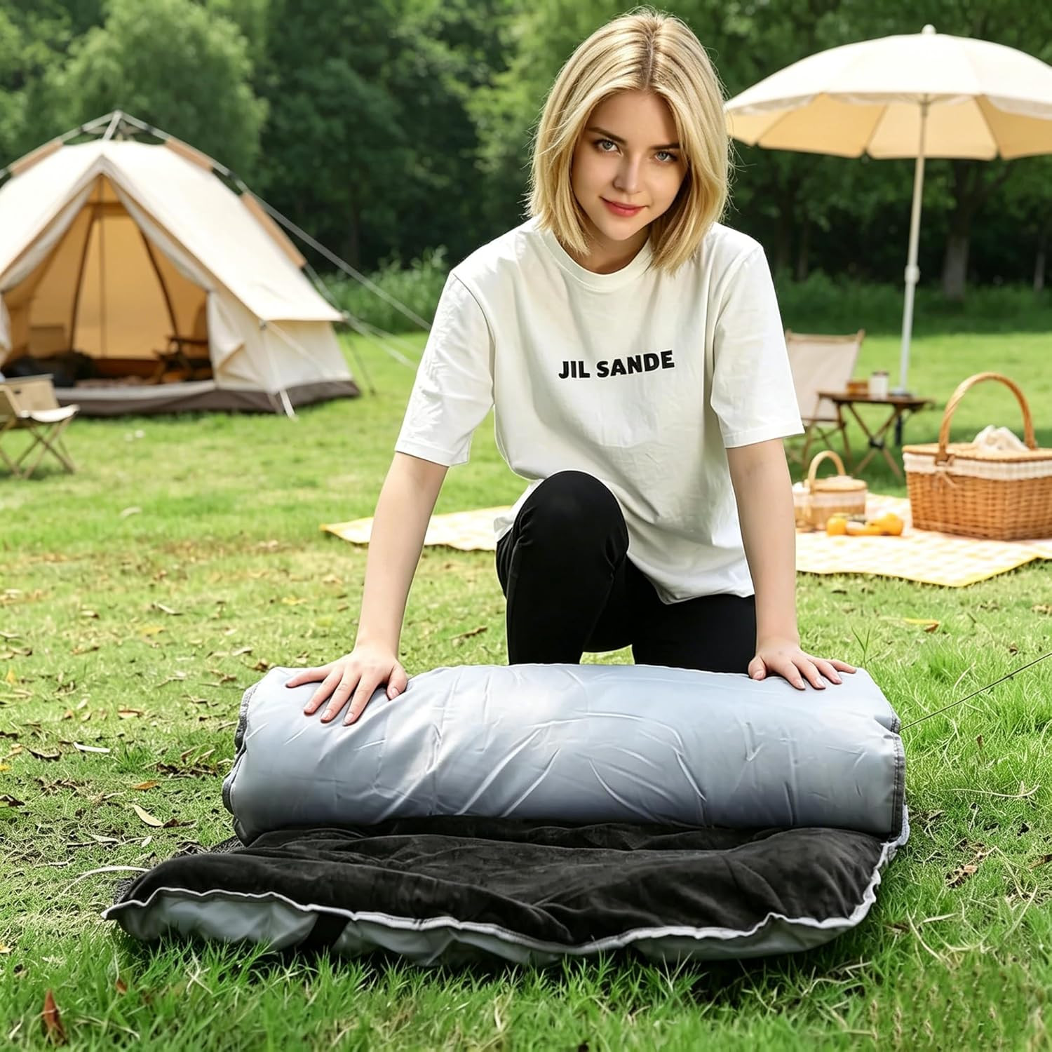 Cot Mattress Pad-Cot Pads for Camping, Cot Mattress Topper, Camping Mattress Sle
