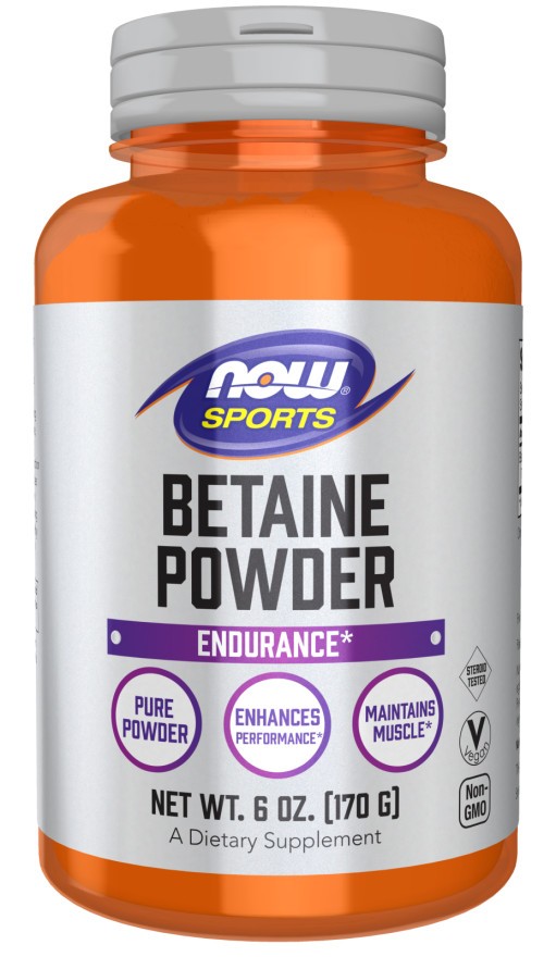 NOW Sports Nutrition,Betaine Powder 6 oz - expires 11/2026