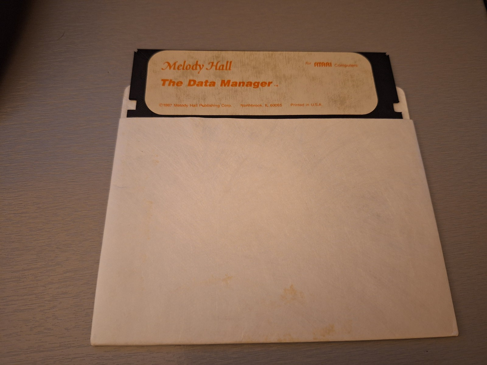 The Data Manager: Atari & Commodore 64 Vintage 1987 Melody Hall Publishing 5-1/4