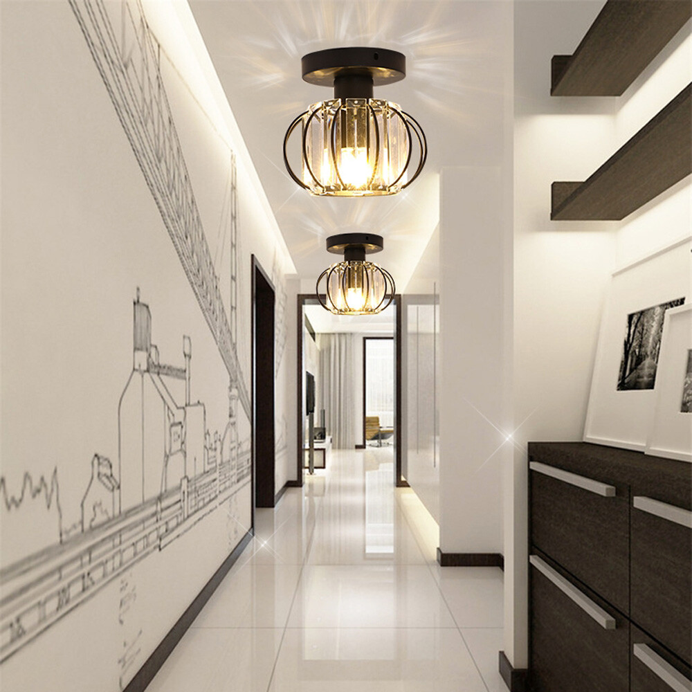 Recessed ceiling lamp, iron ceiling lamp, E27 socket, maximum power 20W