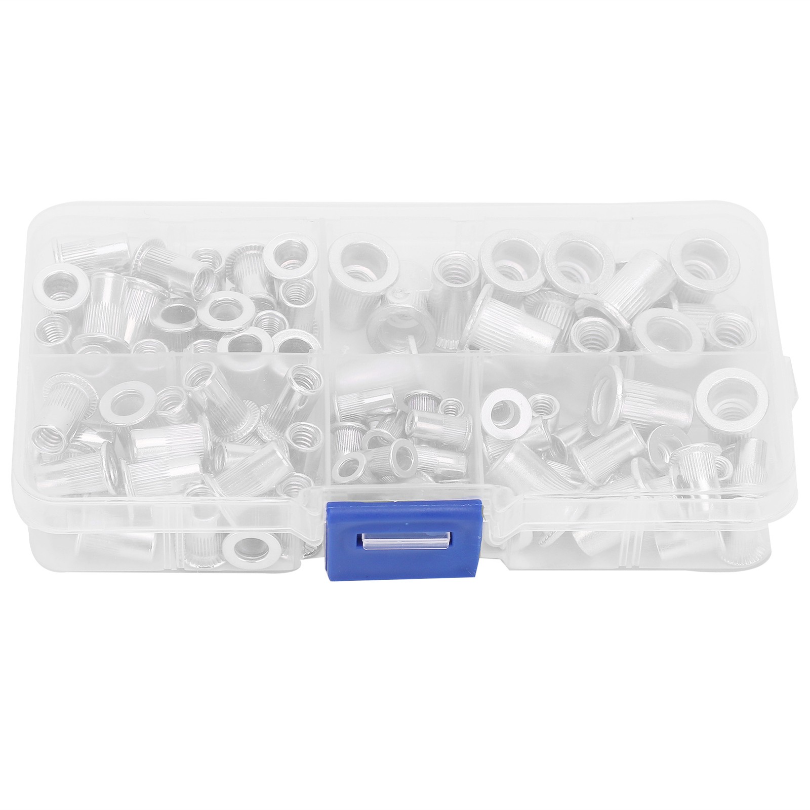 100pcs Aluminum Rivet Nut Threaded Insert Nut For Fastening Automobiles