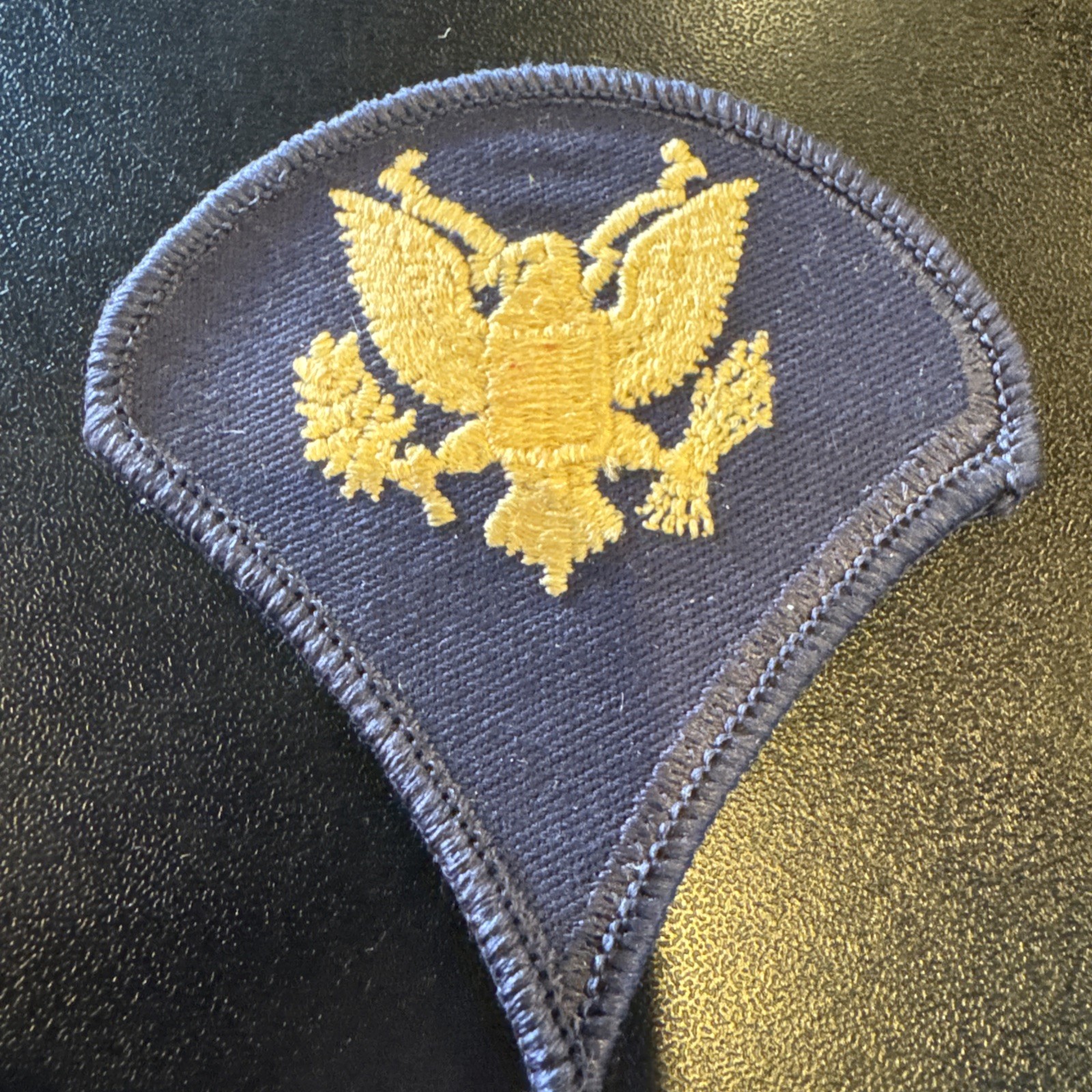 WW2 US Army Specialist Gold Eagle WWII Embroidered Patch